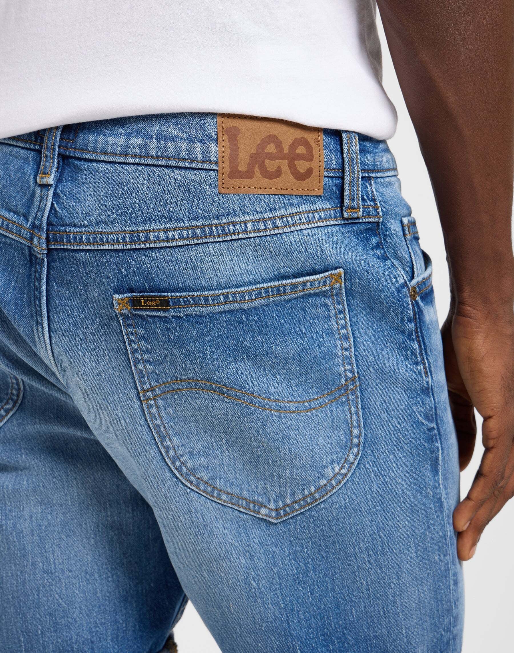 Lee® Slim-fit-Jeans »Lee Jeansshorts Rider Short«