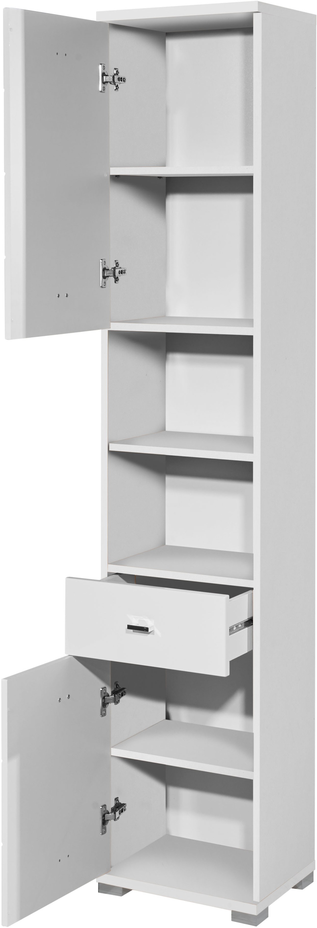 BASIC by Balculina Armoire haute »Pool, Badezimmerschrank BxHxT 38x190x30« 1 cuis tlg. largeur 38cm, porte montable à gauche/droite