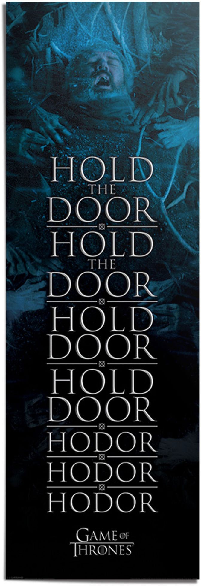 Image of Reinders! Poster »Game of Thrones Hold the door Hodor«, (1 St.) bei Ackermann Versand Schweiz