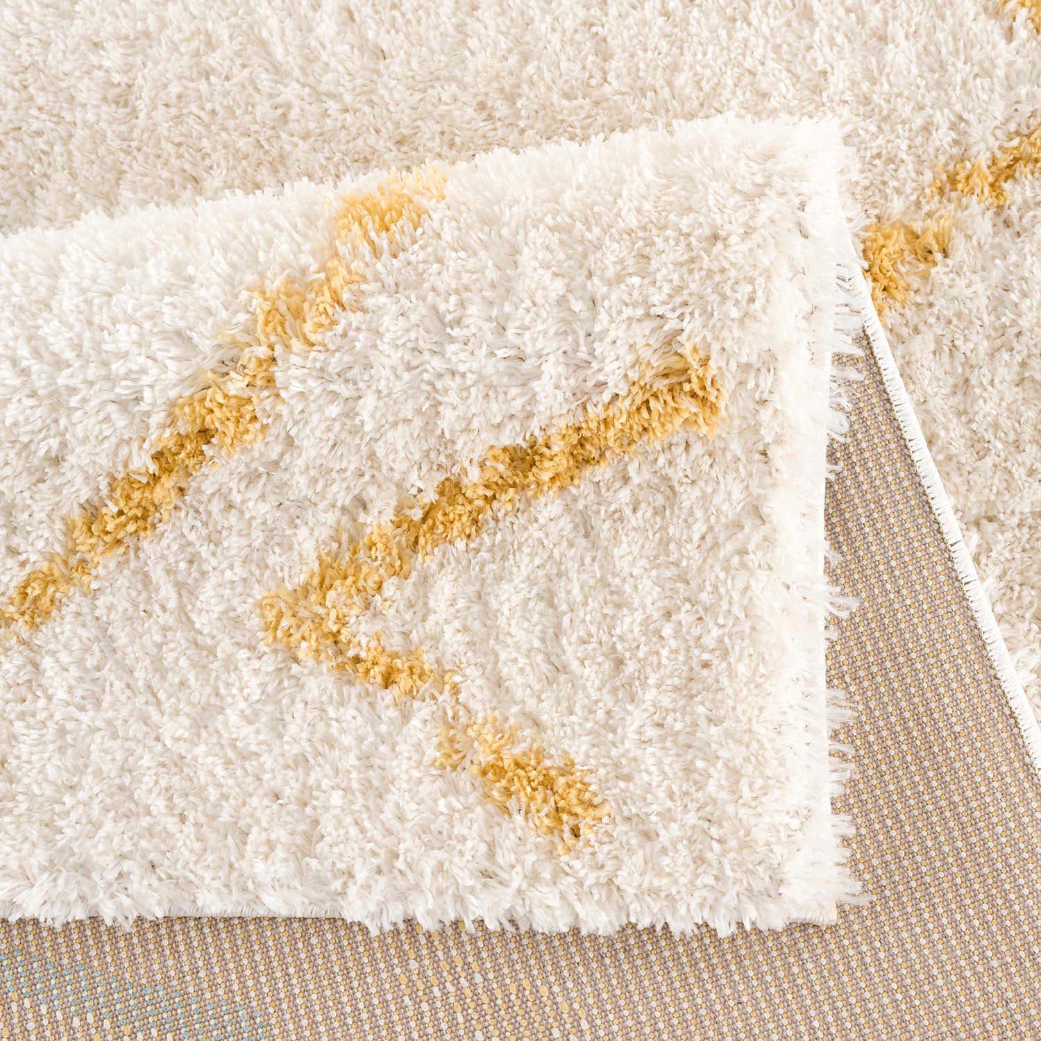Carpet City Hochflor-Teppich »Pulpy 557«, rechteckig, 30 mm Höhe, besonders weich, Ethno Look, ideal für Wohnzimmer & Schlafzimmer