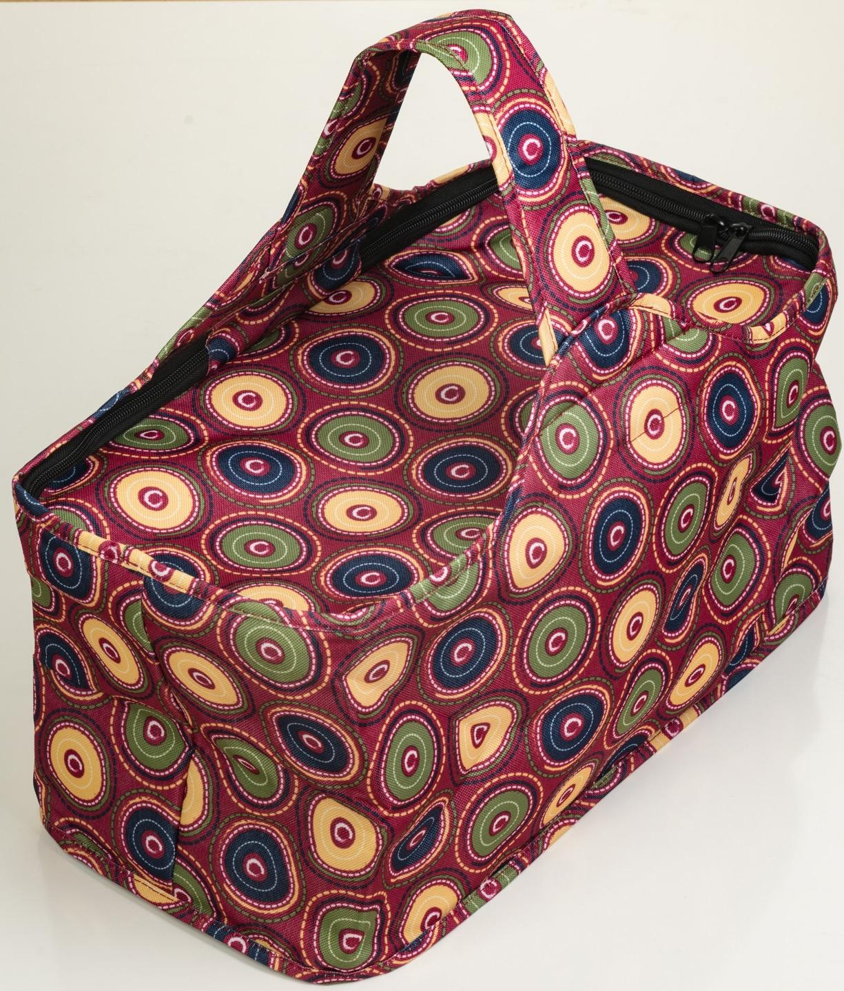 Image of Genius Einkaufskorb »Thermo Bunte Kreise«, mit wattierter Thermofolie bei Ackermann Versand Schweiz