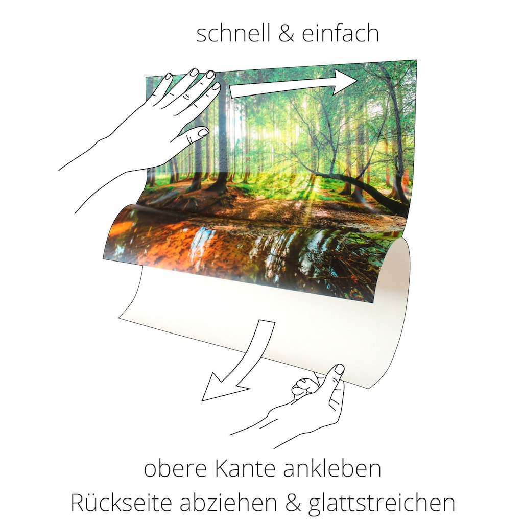 Artland Wandbild »Fensterblick maledivischen Paradies«, Fensterblick, (1 St.)