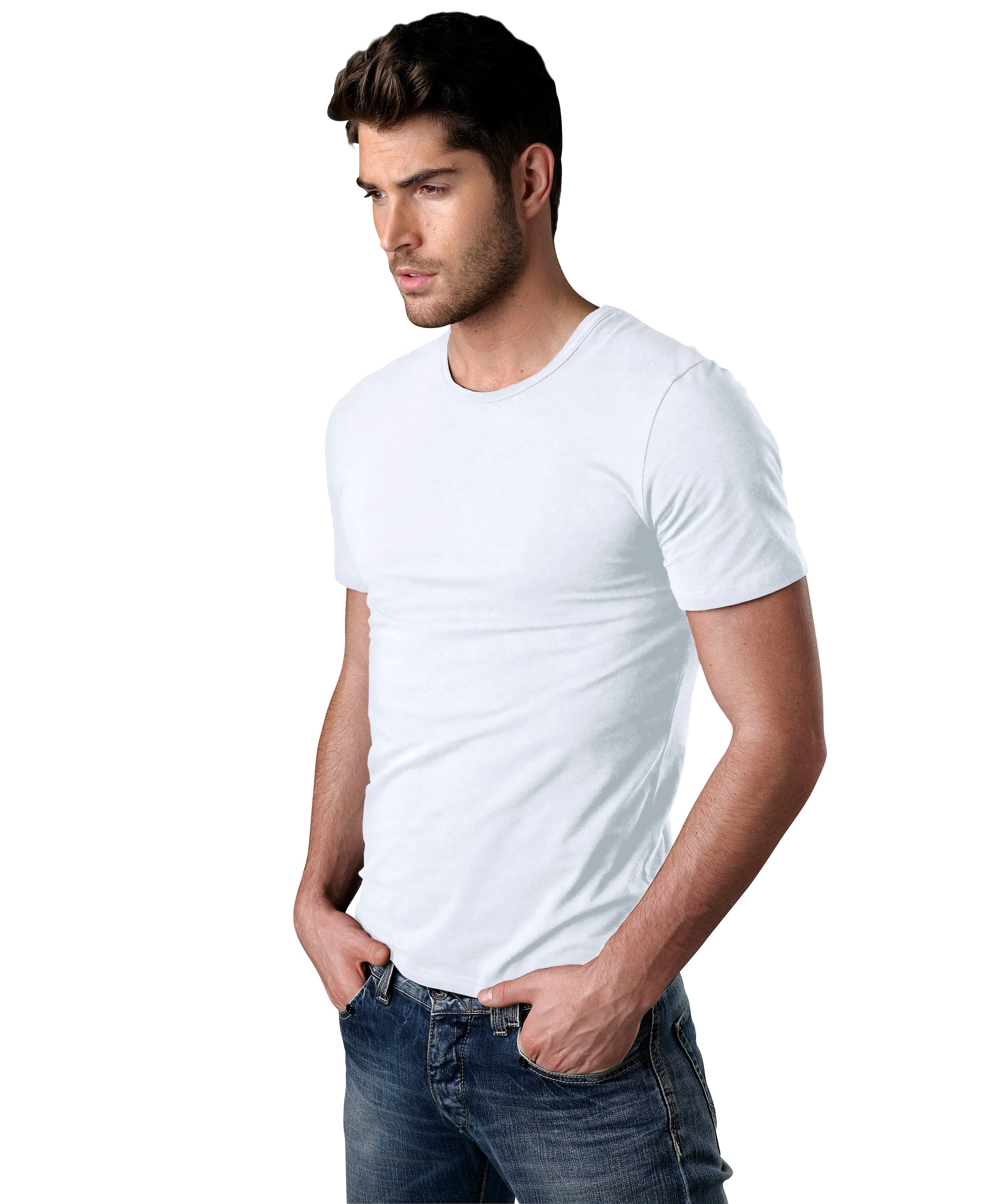 H.I.S T-Shirt, mit Rundhalsausschnitt perfekt als Unterziehshirt