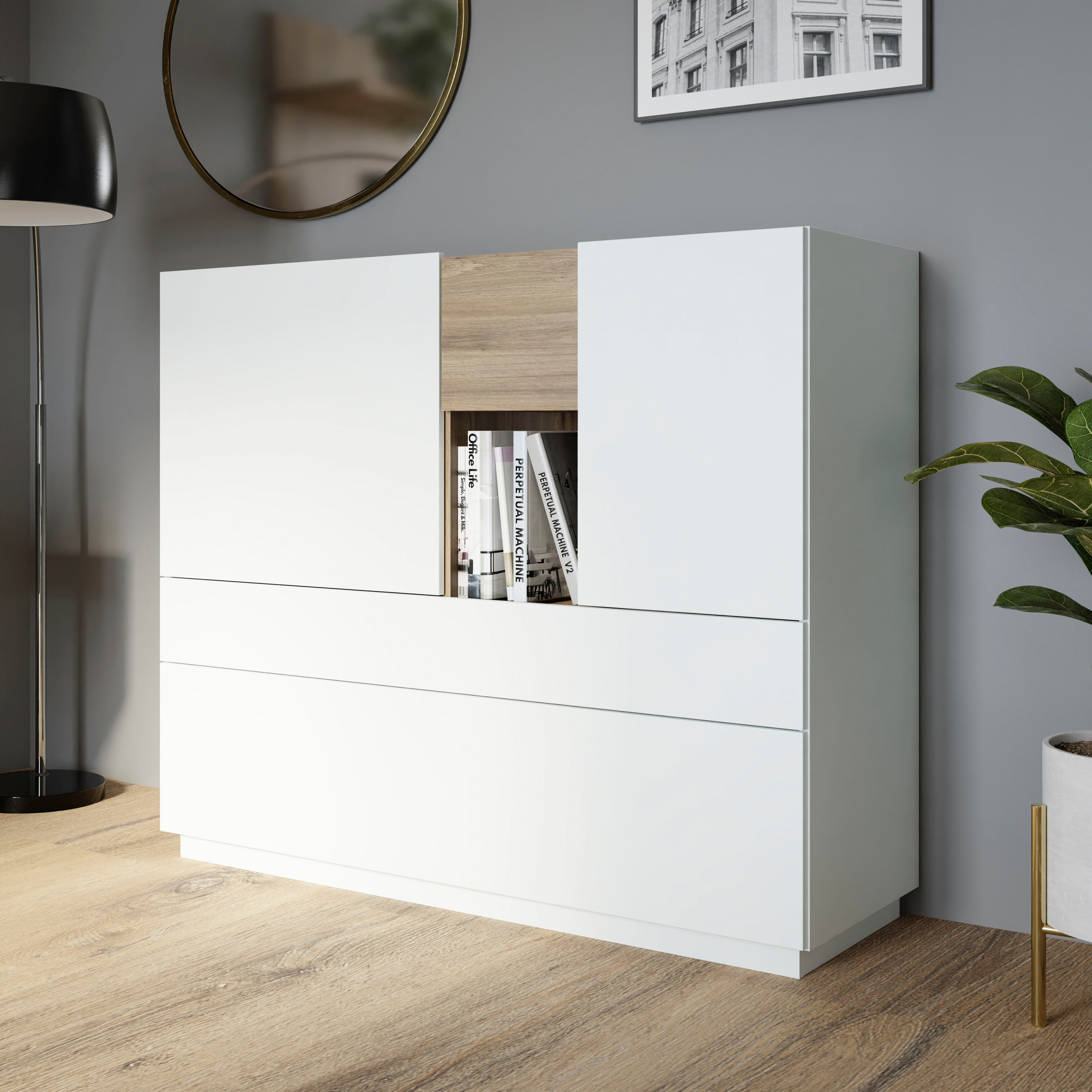 FORTE Highboard »Lewisville«