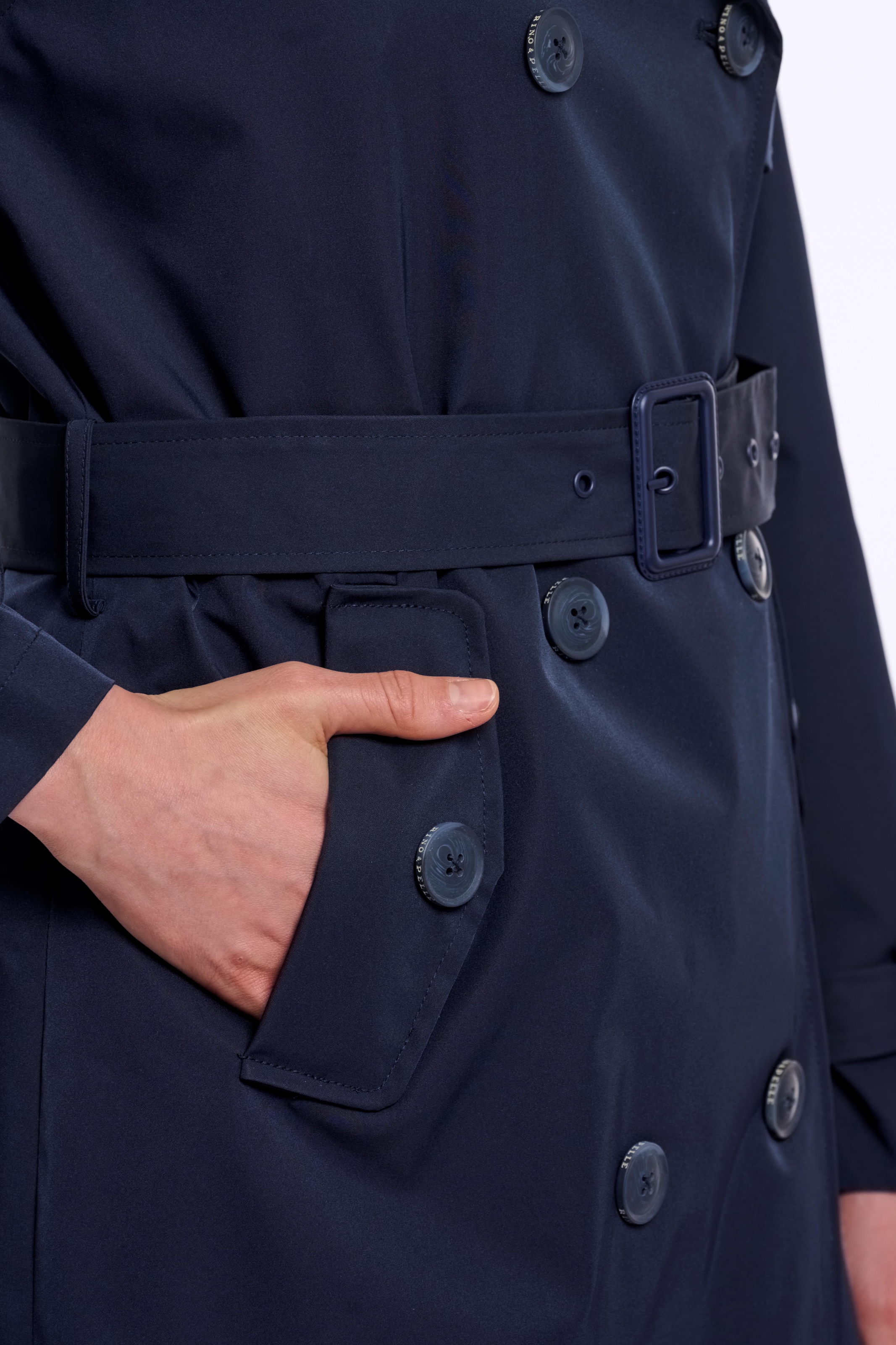 Rino & Pelle Trench-coat »ERA« avec double boutonnage et ceinture