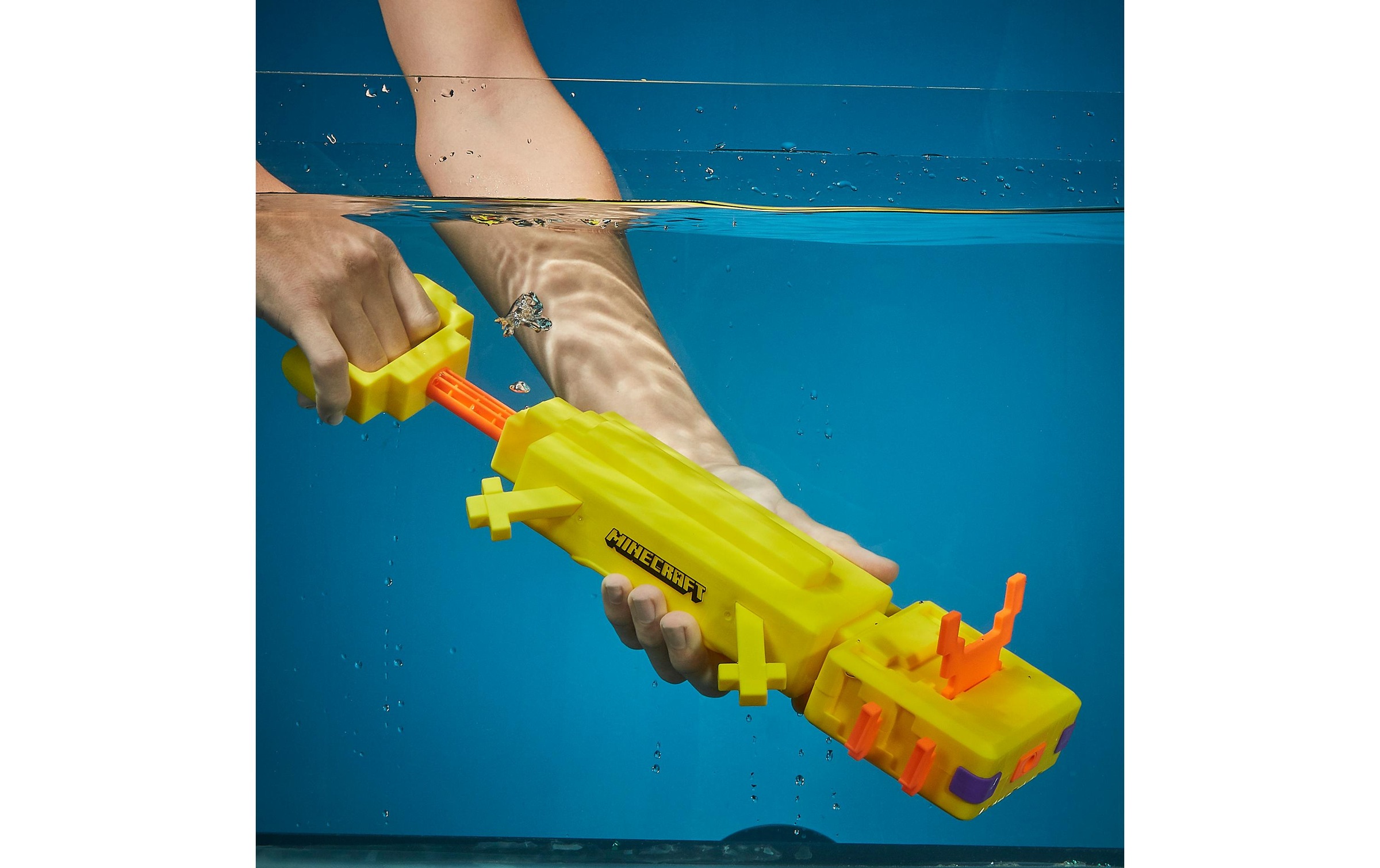 Nerf Wasserpistole »Super Soaker Minecraft Axolotl«