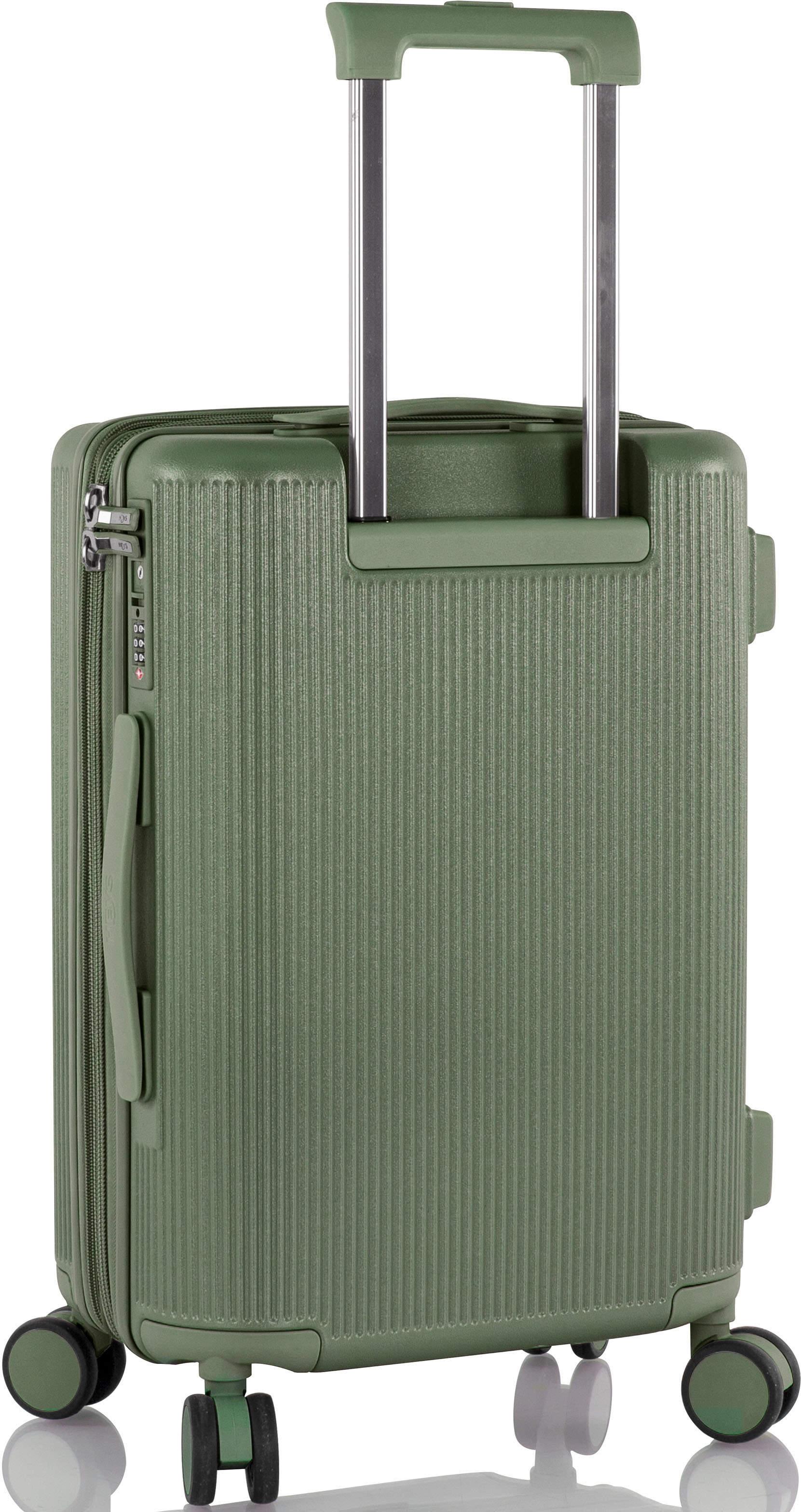 Heys Trolley à coque dure »Earthtone, verschiedene Grössen und Farben« 43 litre 4 Rollen Heys  Reisegepäck TSA Schloss Volumenerweiterung