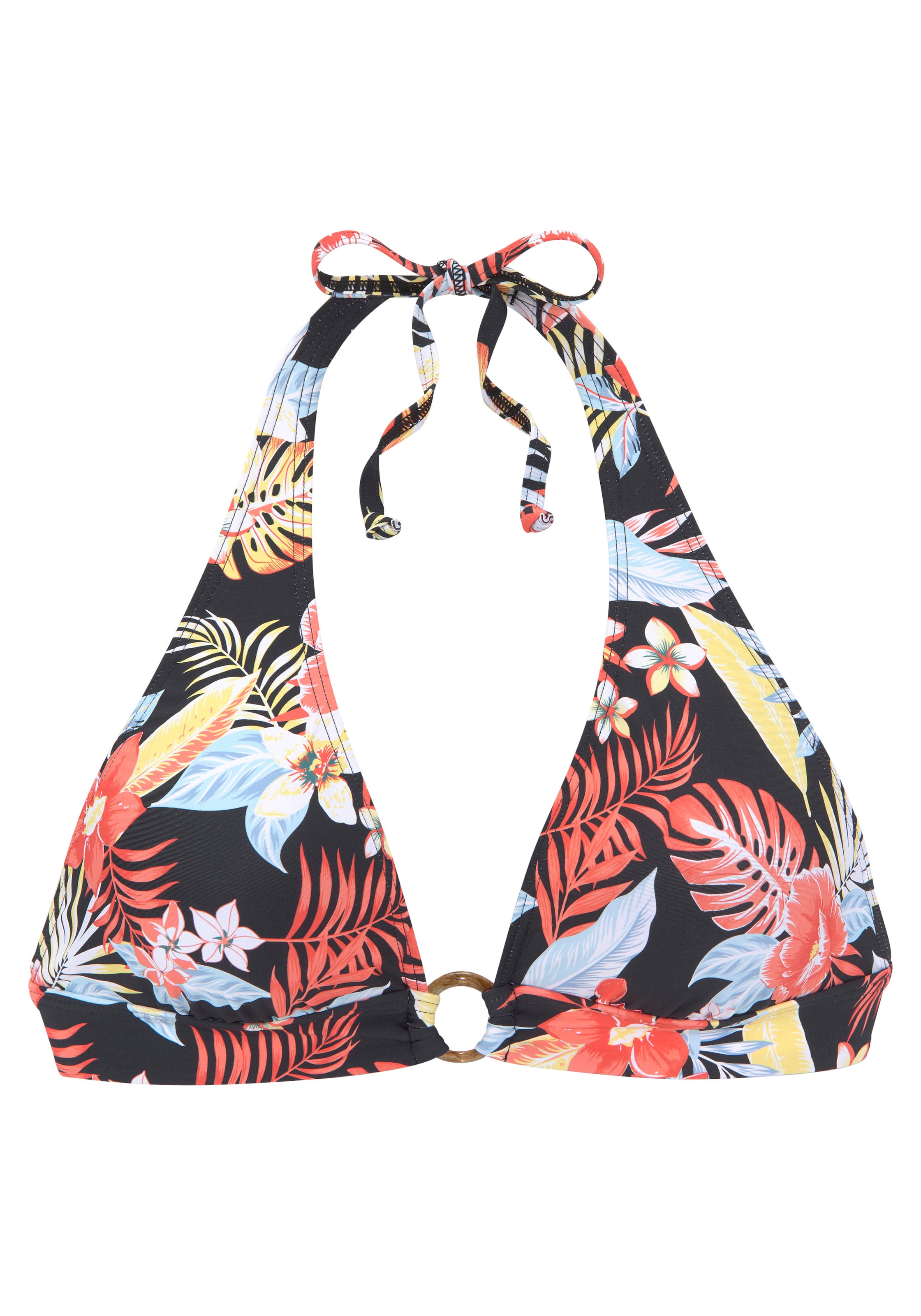 s.Oliver Top bikini triangle »Marika« mit Zierring