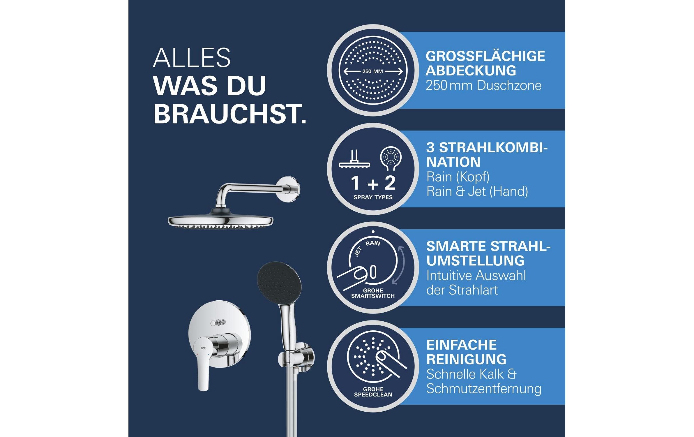 Grohe Duschsystem »Vitalio Start 250«