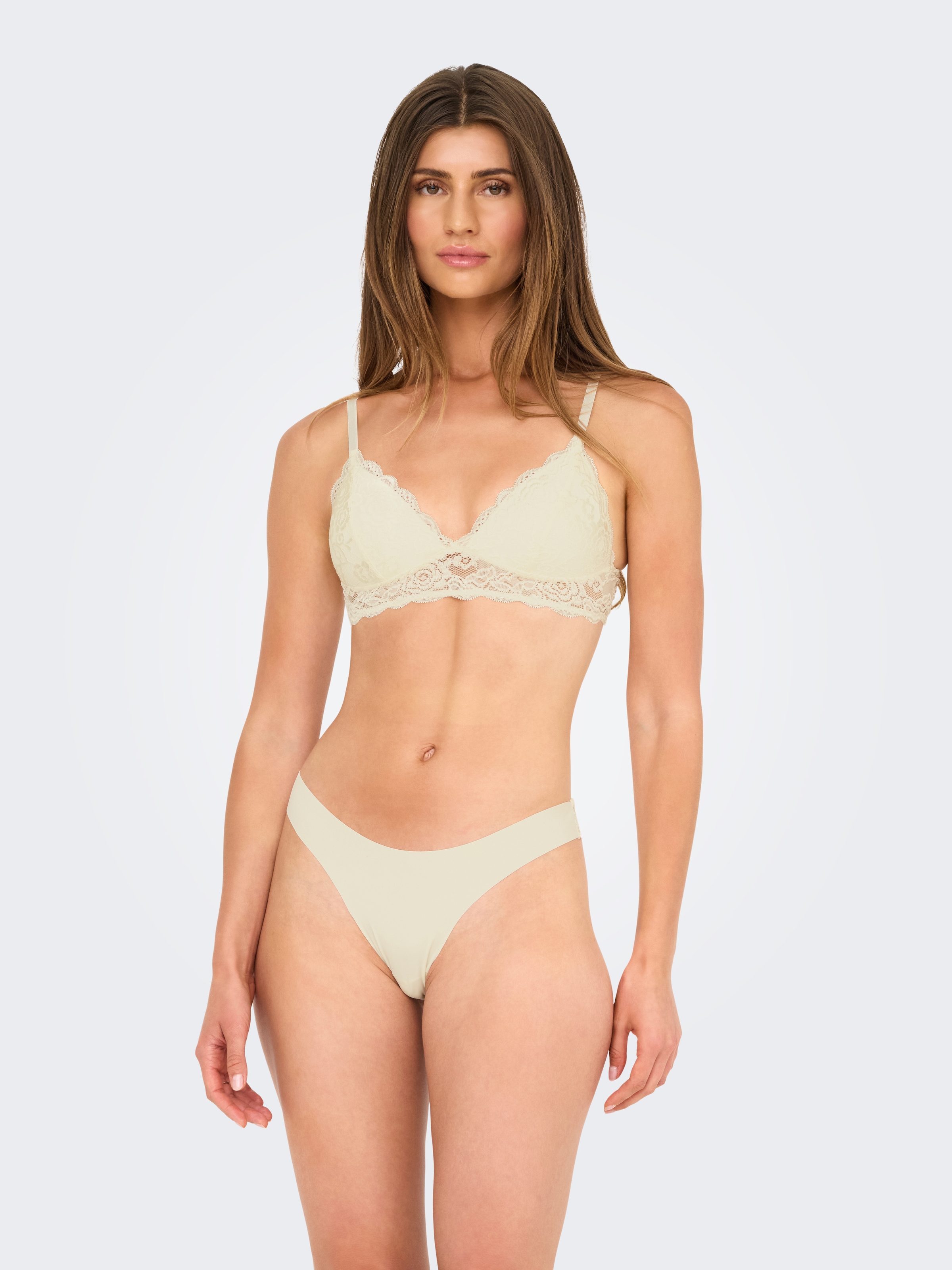 ONLY Brasilslip »ONLCHLOE LACE BRAZIL 3-PACK NOOS ACC«, (Packung, 3 St.)