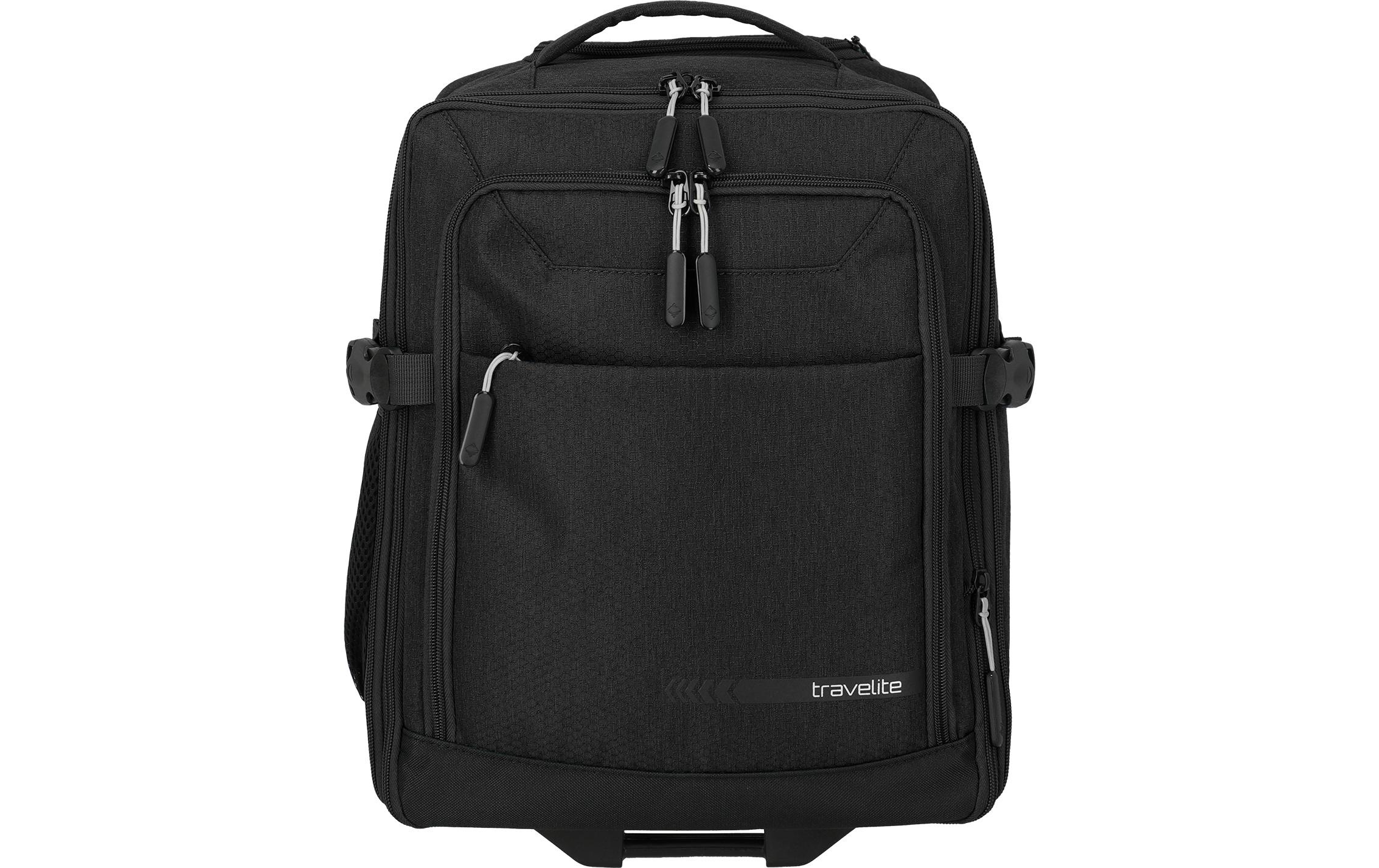 travelite Trolley »Kick Off Backpack 28 l« 28 l 2 Rollen Widerstandsfähige Materialien