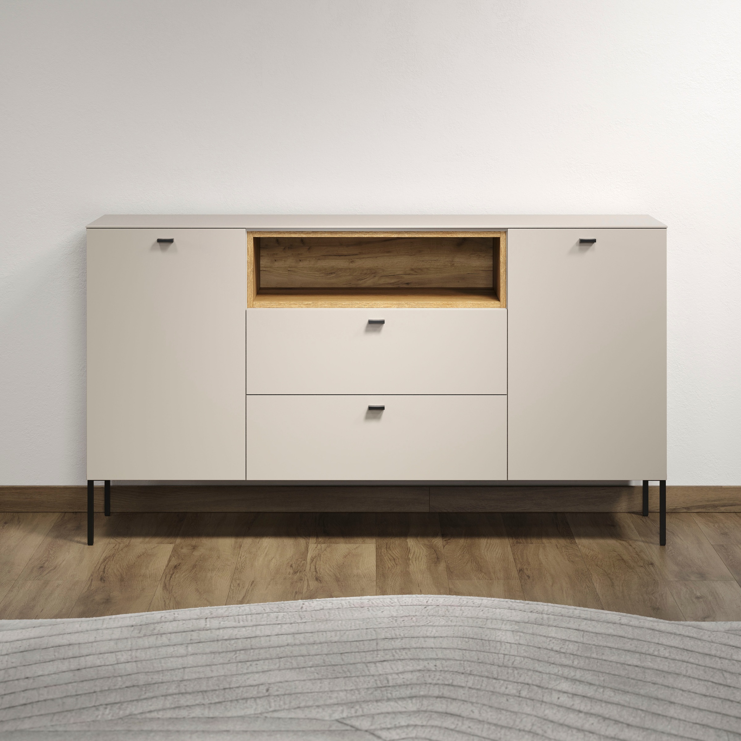 Image of Home affaire Sideboard "San Pedro" 1 Stk. tlg. Kommode mit Softclose-Funktion - (B/T/H) 154/42/85 cm