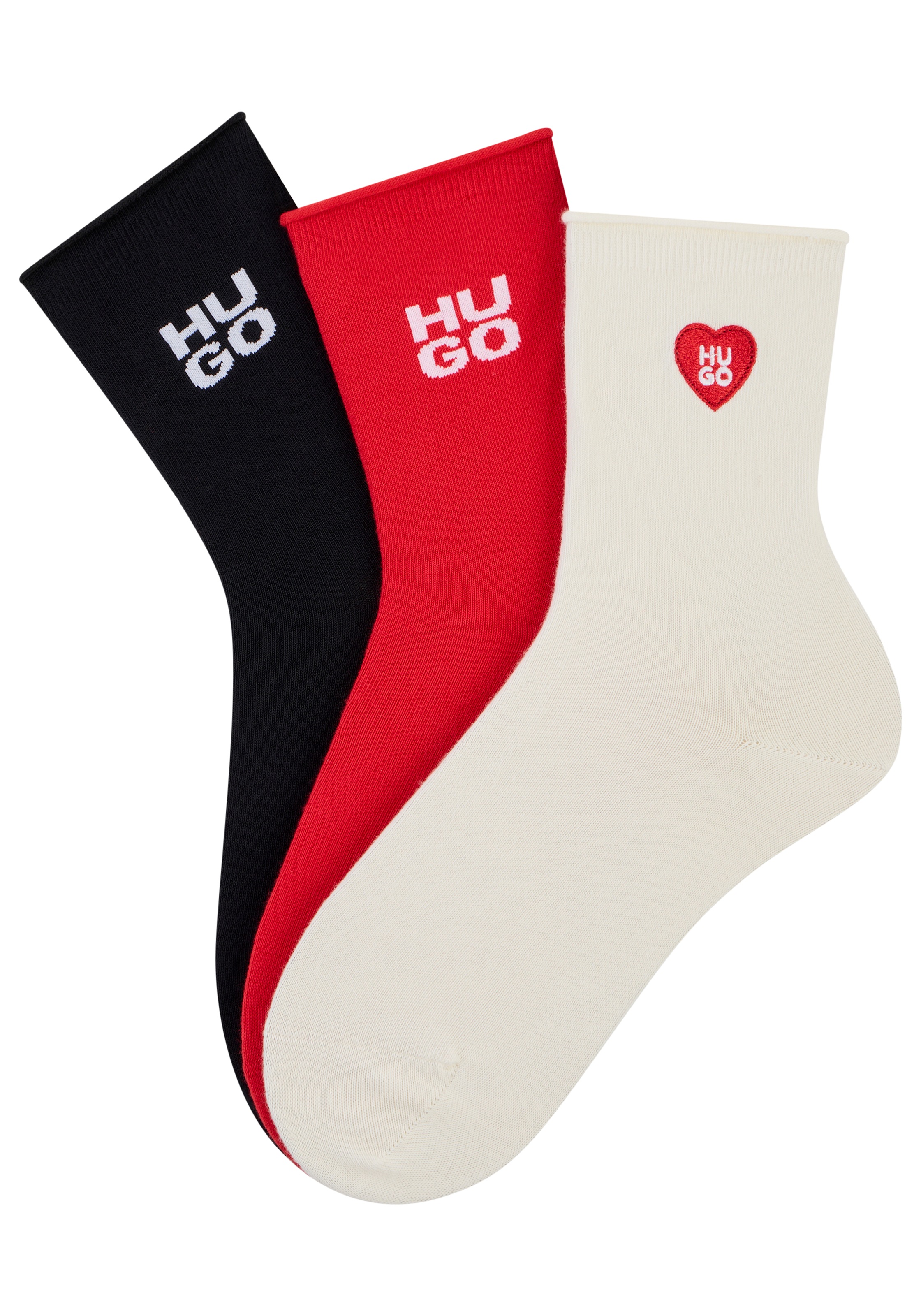 Image of HUGO Underwear Socken "3P QS HEART"