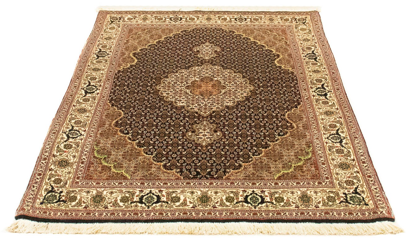 Image of morgenland Orientteppich »Perser - Täbriz - Royal - 150 x 105 cm - dunkelblau«, rechteckig, 7 mm Höhe, Wohnzimmer, Handgeknüpft, Einzelstück mit Zertifikat bei Ackermann Versand Schweiz
