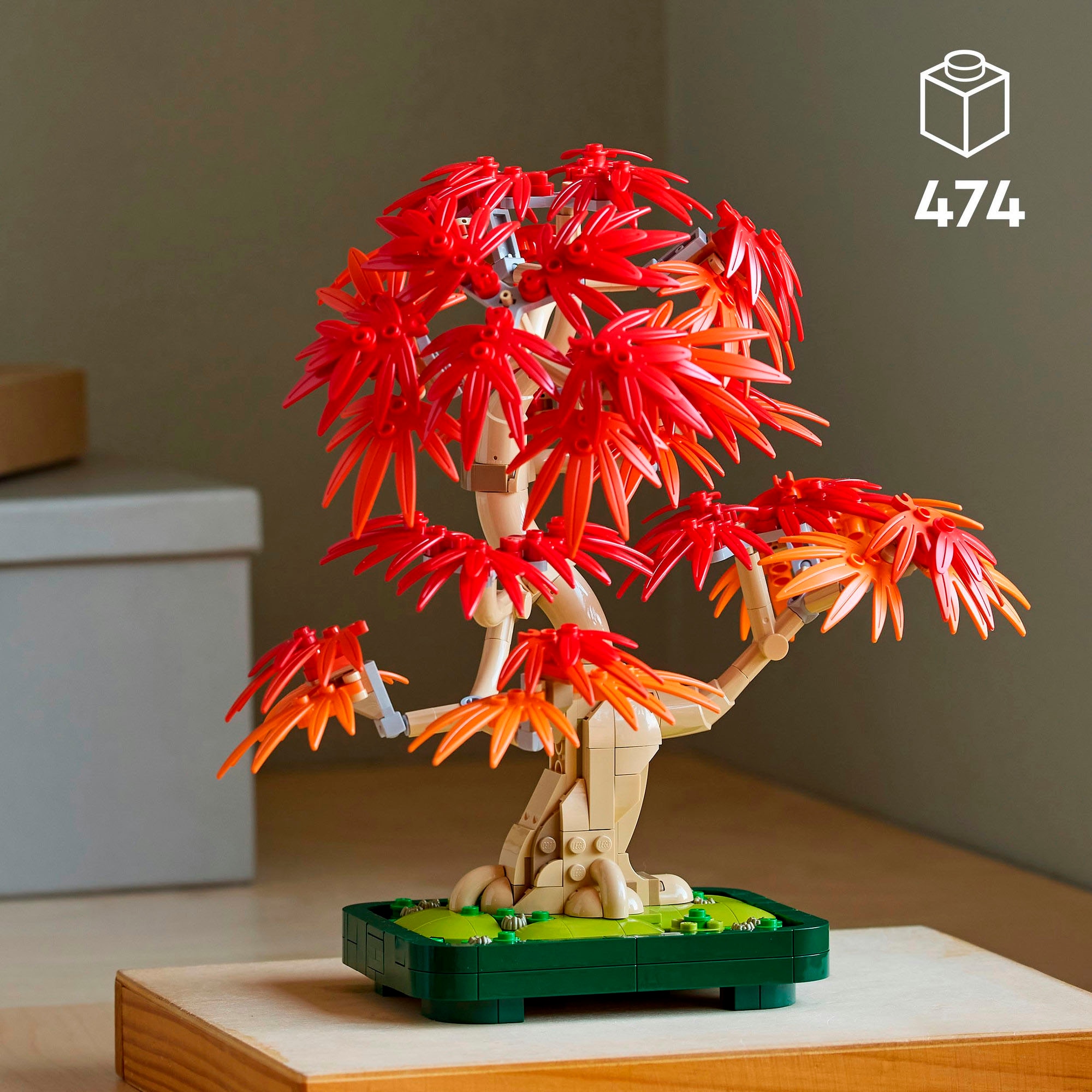 LEGO® Konstruktionsspielsteine »Japanischer Roter Ahorn – Bonsai-Baum (10348), LEGO Botanicals« Made in Europe