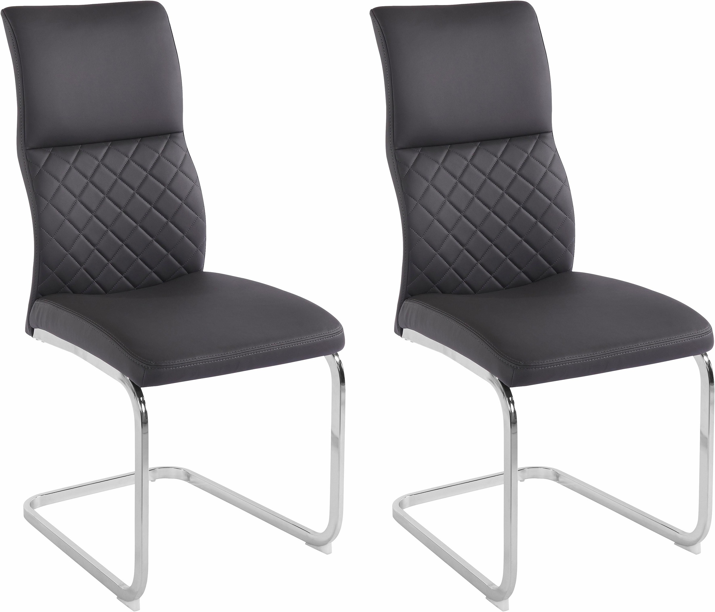 Image of Homexperts Esszimmerstuhl »Demi«, (Set), 2 St., Kunstleder, Bezug in Kunstleder mit gestepptem Rücken bei Ackermann Versand Schweiz