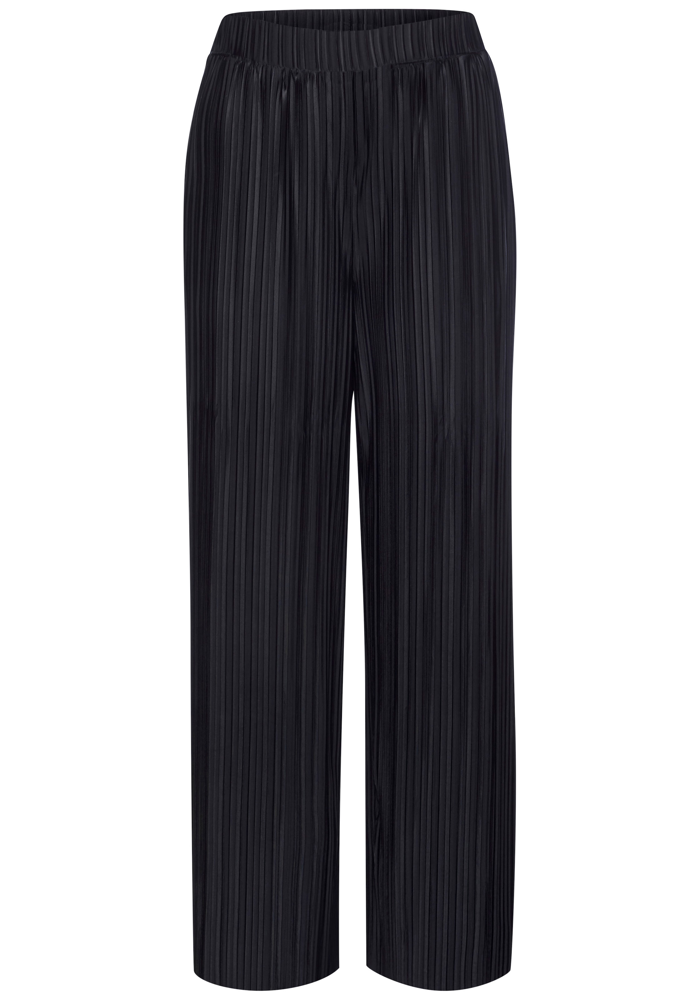 LASCANA Schlupfhose  mit Plisseefalten und Zierschnalle, luftige Sommerhose, elegant