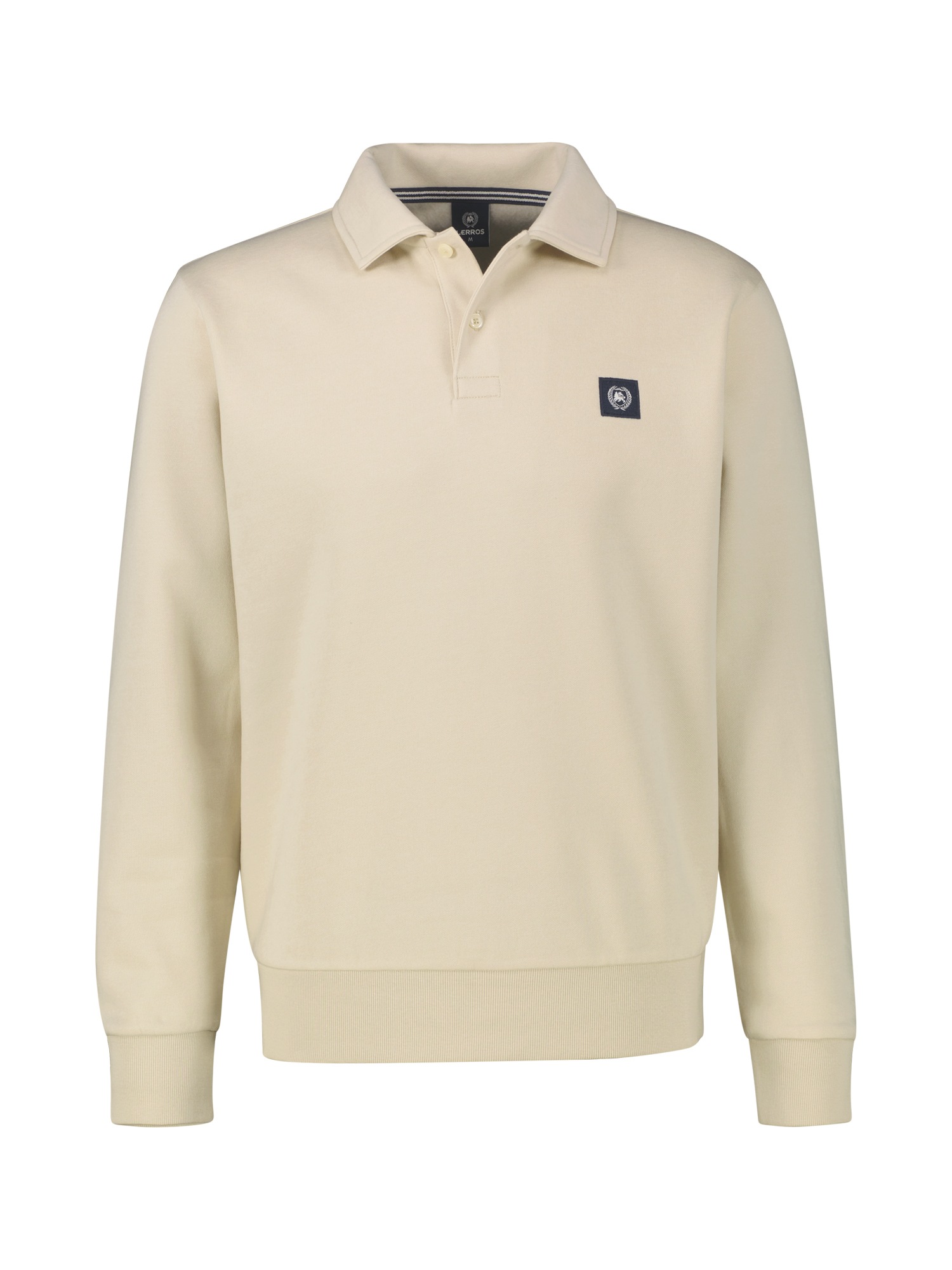 Image of LERROS Langarm-Poloshirt "Langarm-Poloshirt in Übergrössen"