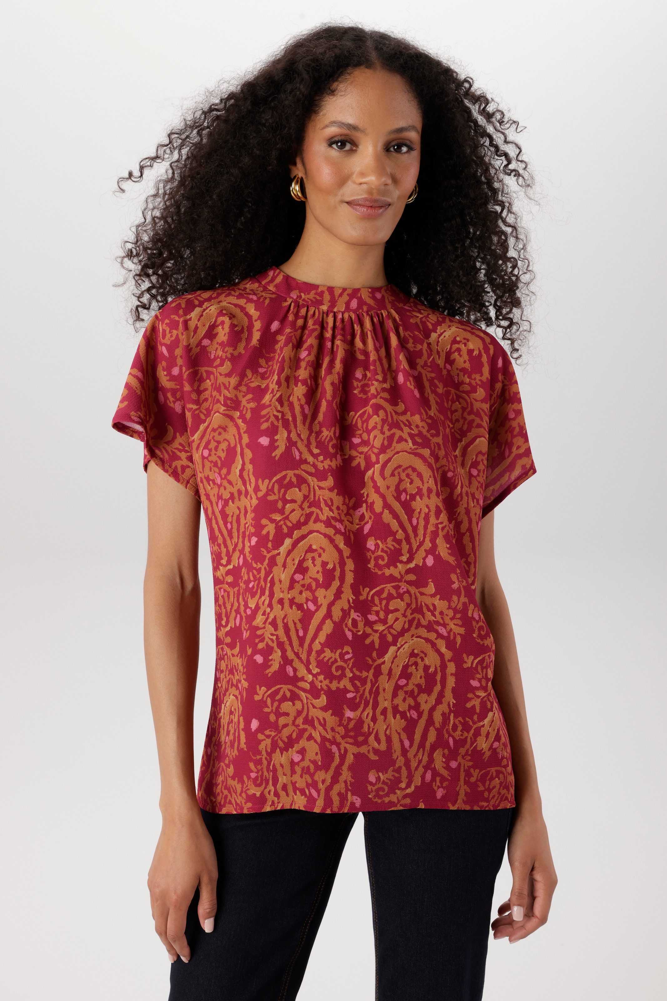 Image of Aniston SELECTED Kurzarmbluse in extra weiter Form - NEUE KOLLEKTION