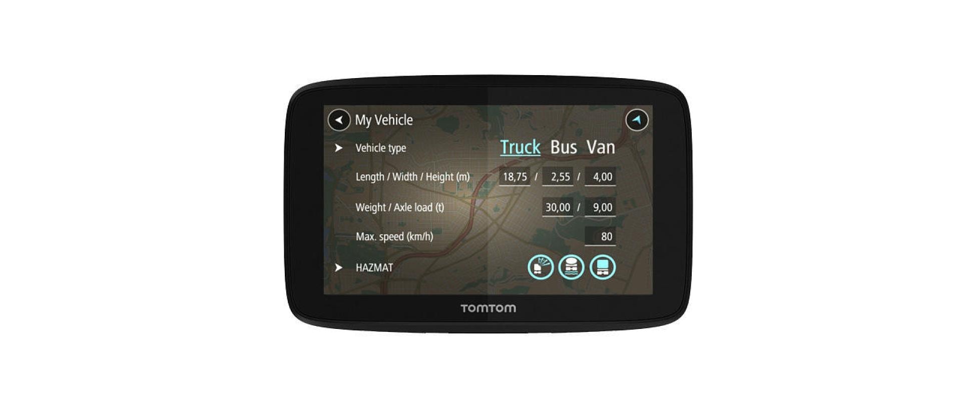 TomTom LKW-Navigationsgerät »GO Professional 520 WiFi«, (inklusive lebenslanger Kartenupdates)