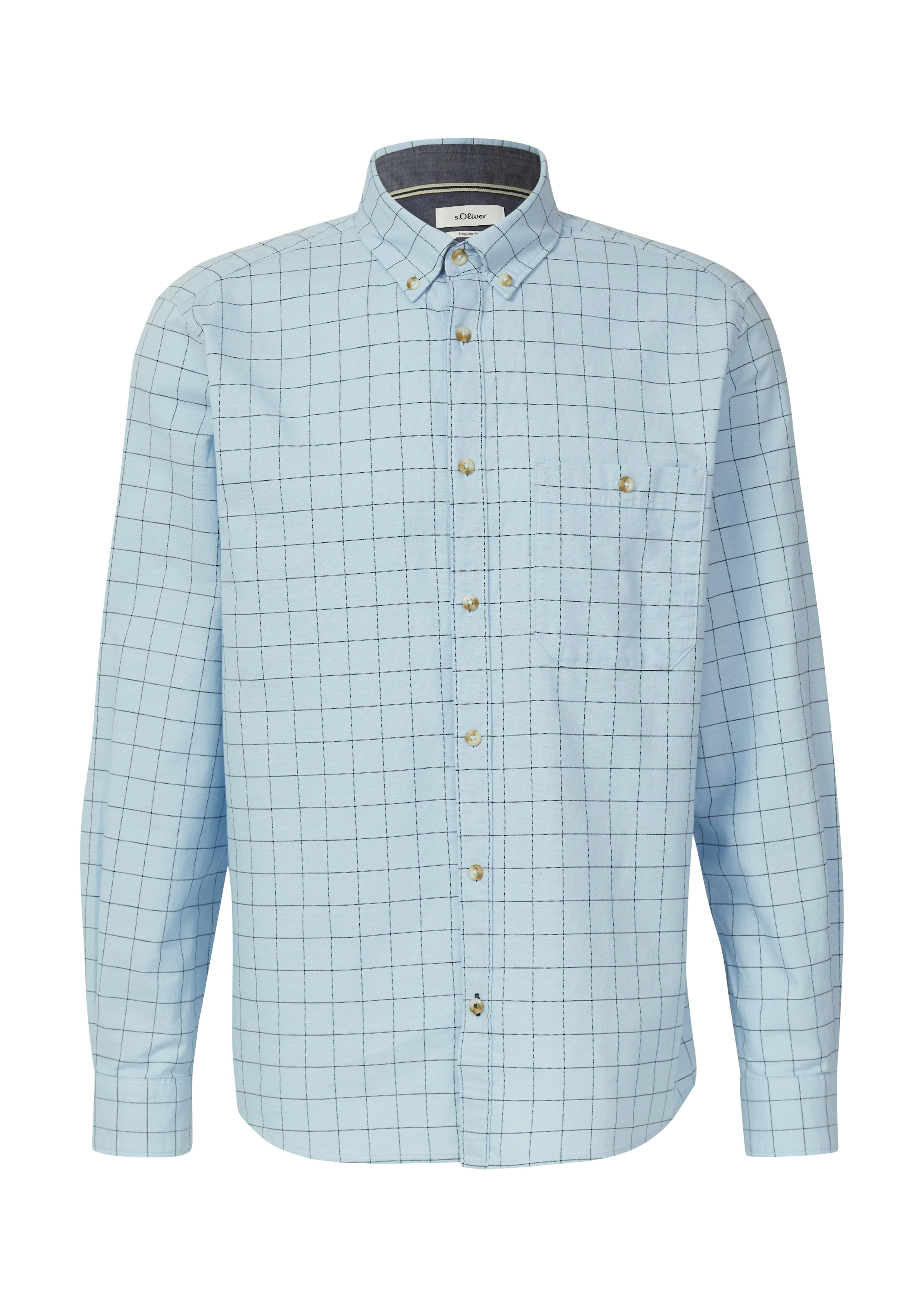 s.Oliver Chemise à manches longues avec broderie logo