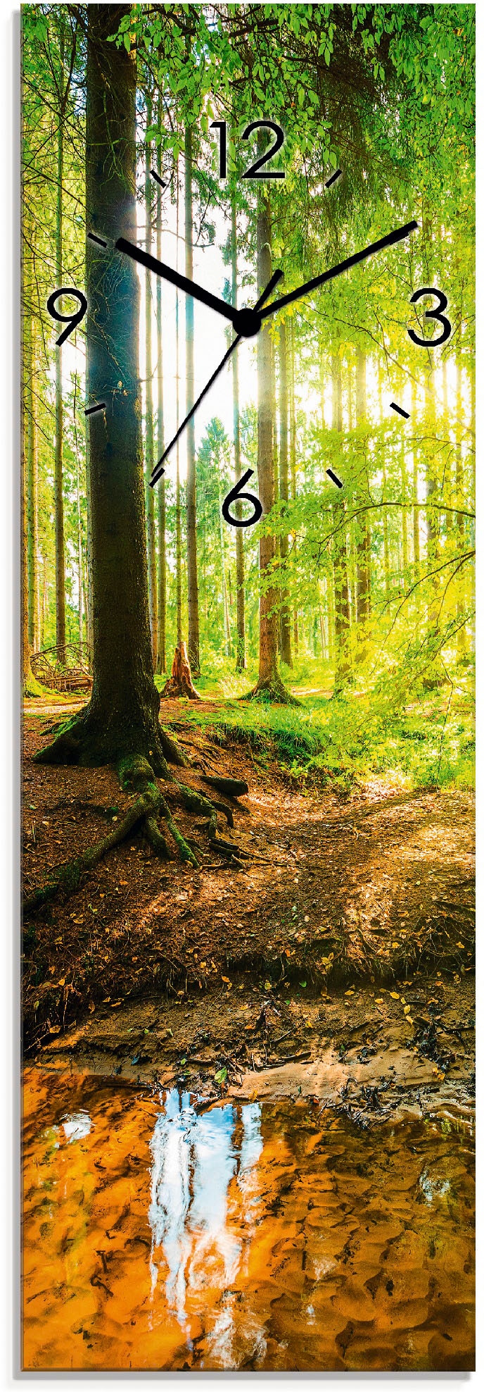 Artland Wanduhr »Wald mit Bach«, wahlweise mit Quarz- oder Funhuhrwerk, lautlos  ohne Tickgeräusche kaufen