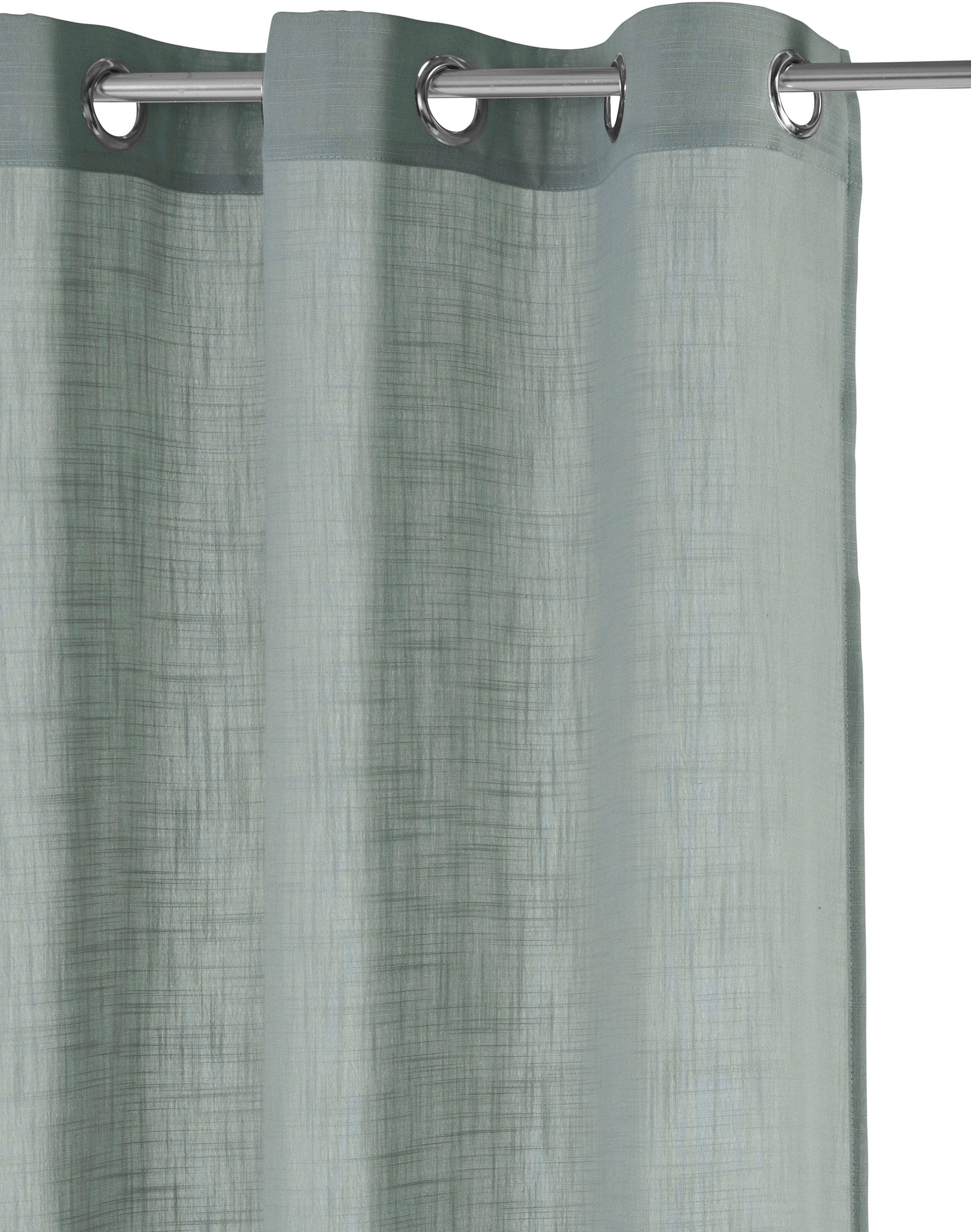 Home affaire Collection Vorhang »Linsdorf« Ösen 1 Stk. tlg. Leinenstruktur, halbtransparent