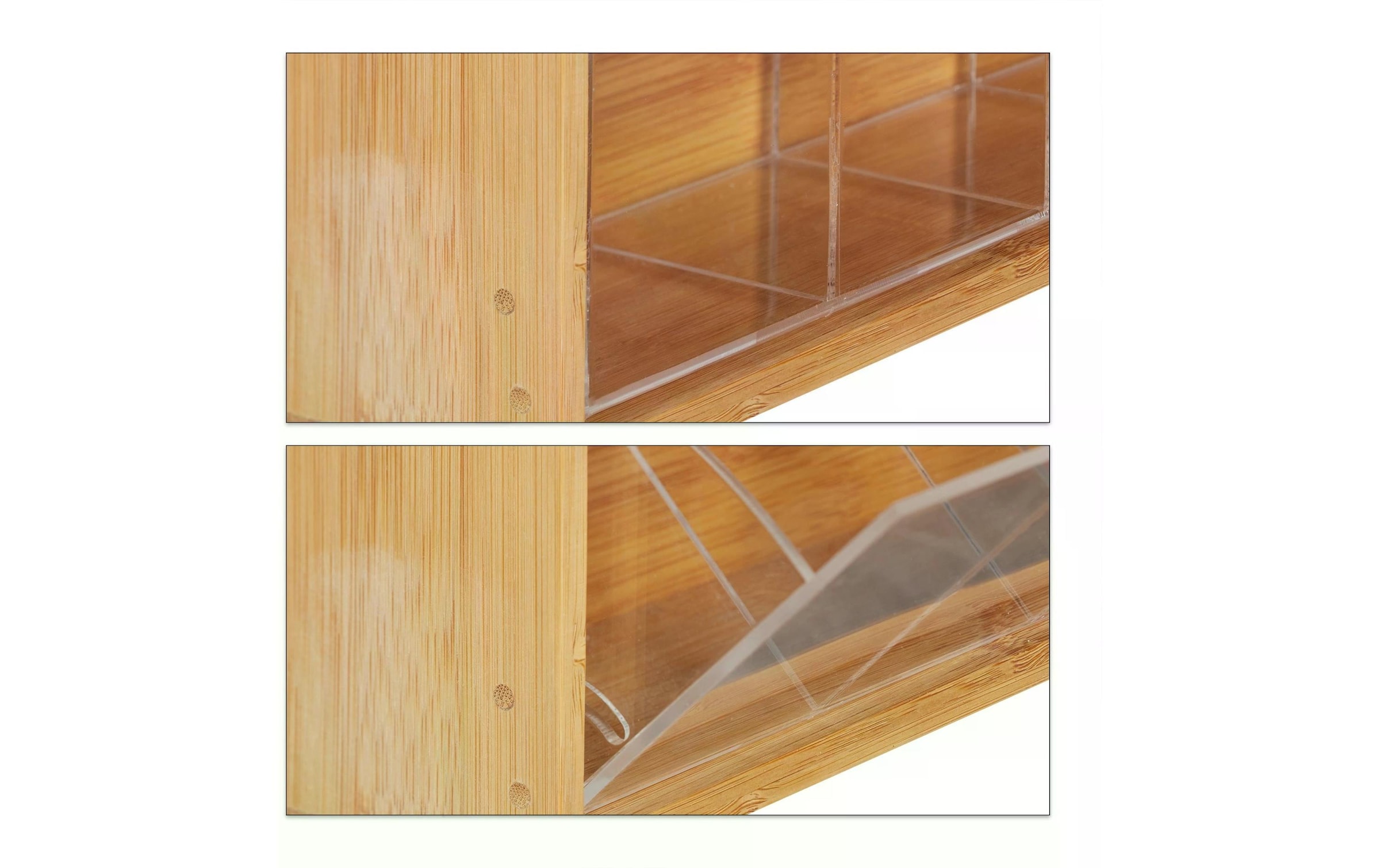 relaxdays Teebox »Braun« 1 Stk. tlg. Holzart: Bambus (China)