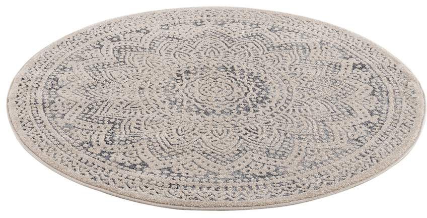 Carpet City Tapis »Art 1652« Rond 7 mm Höhe Kurzflor, Ornamenten-Muster, Boho & Mandala Stil