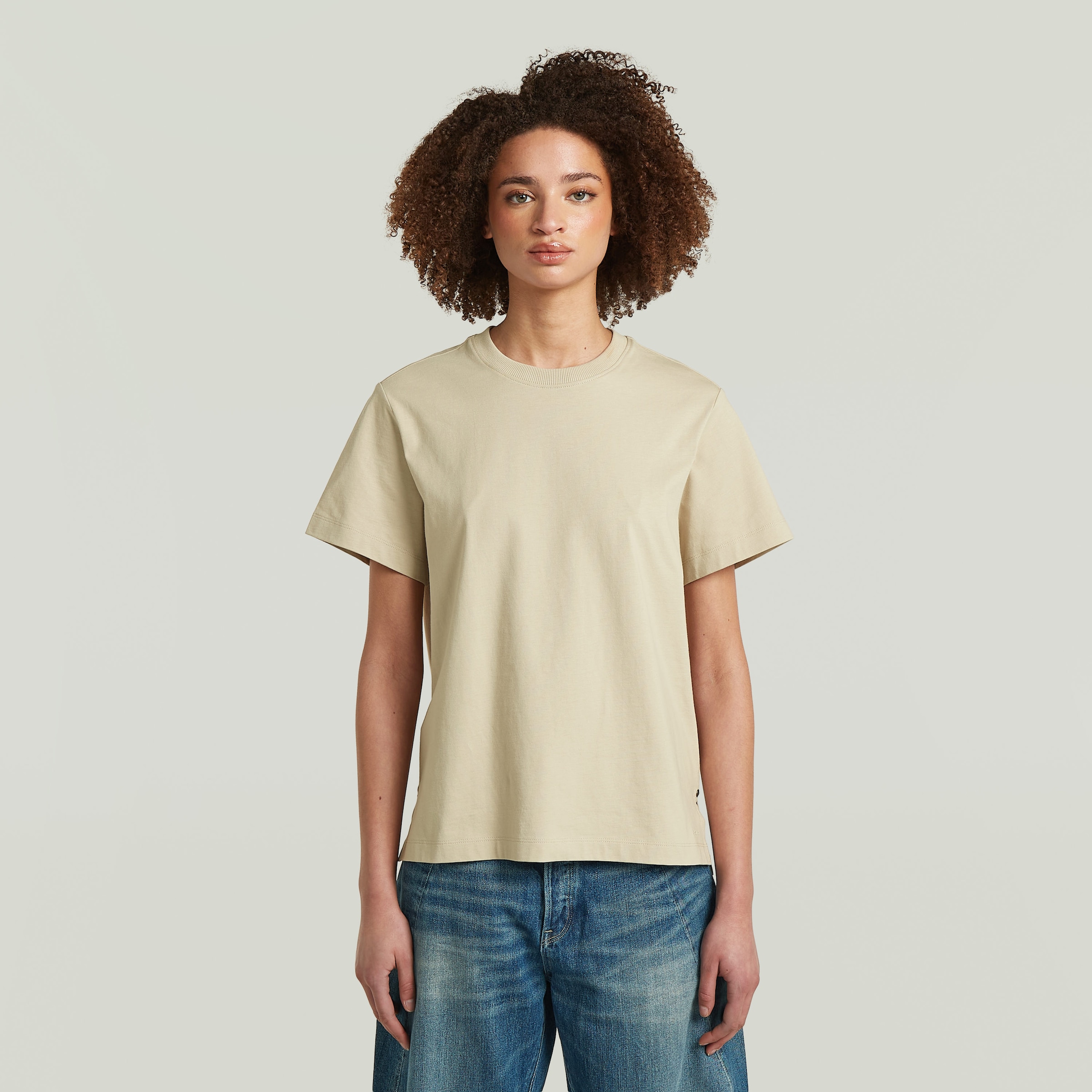 Image of G-STAR T-Shirt "Unit r t wmn" aus reiner Baumwolle, Rundhals