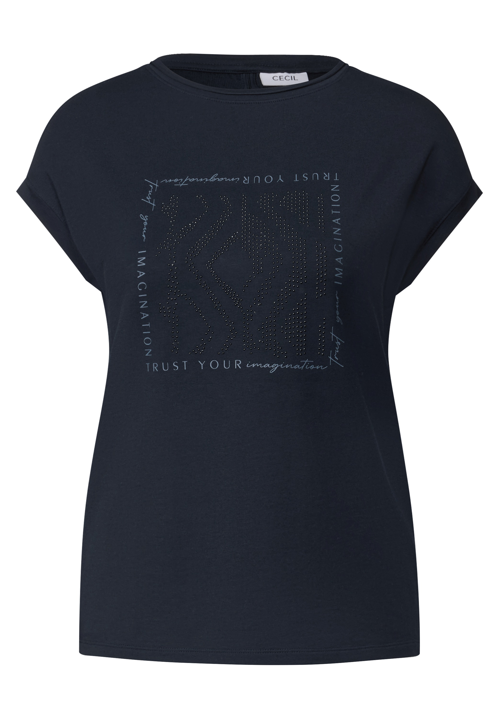 Cecil T-Shirt, mit Glitzer Print