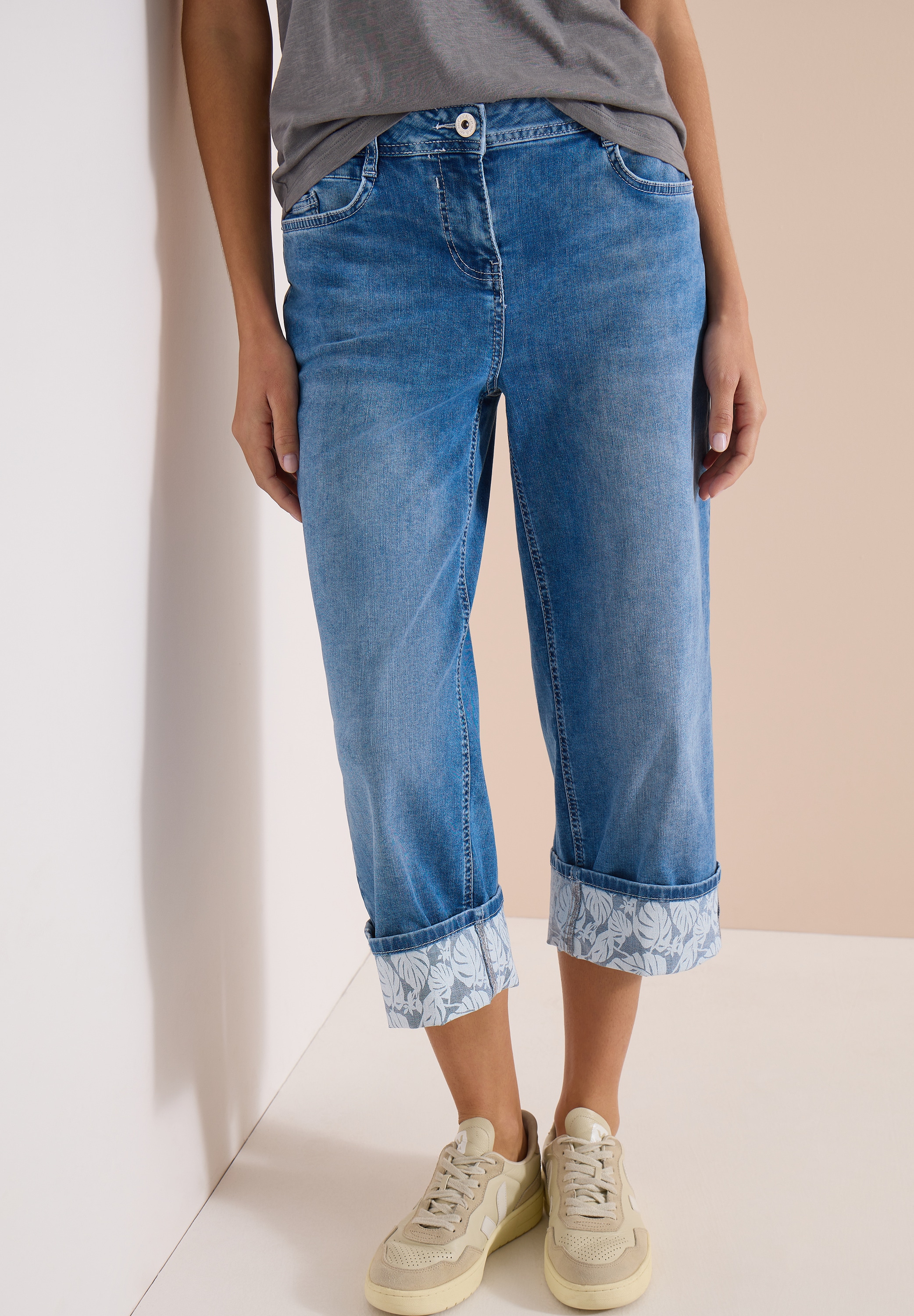 Image of Cecil 7/8-Jeans mit Turn-Up-Detail