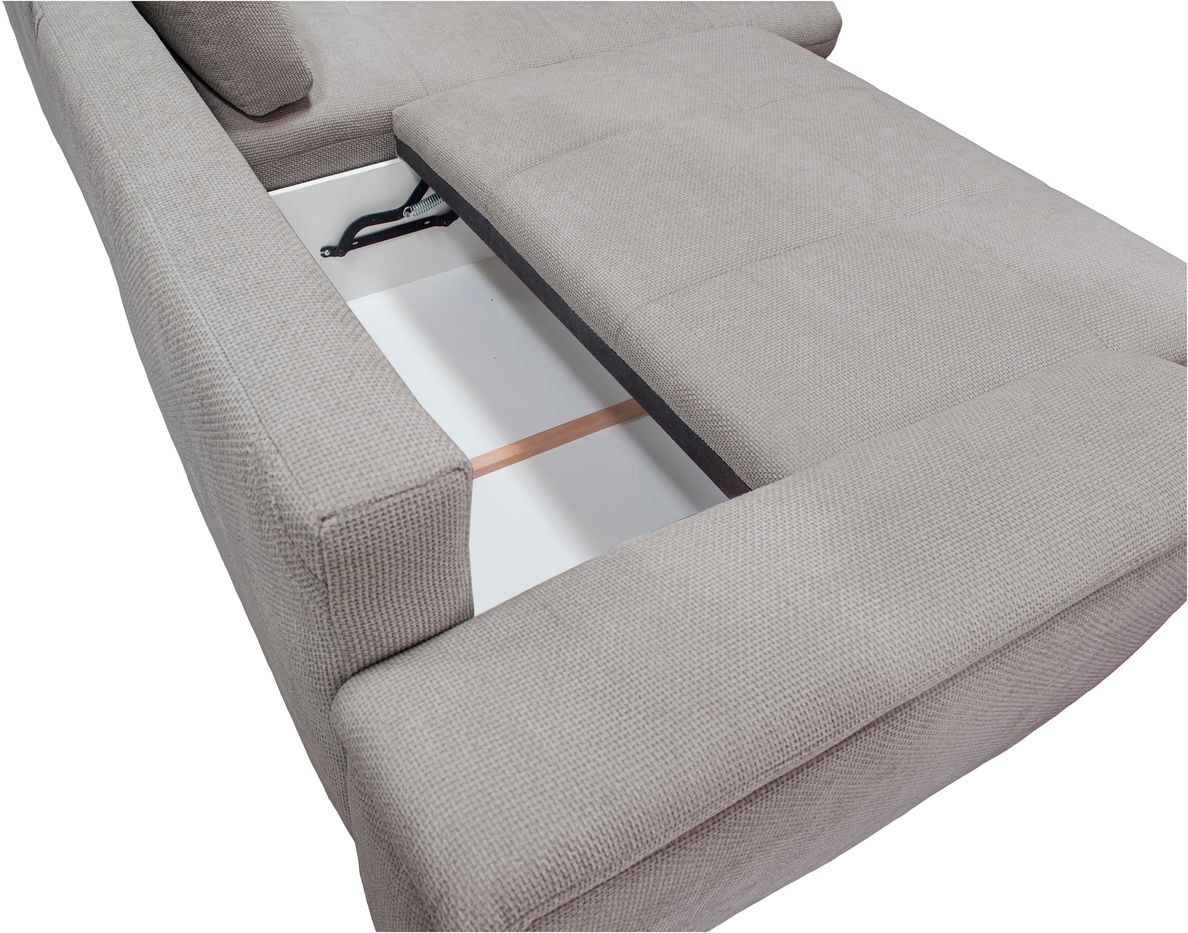 exxpo - sofa fashion Ecksofa »Casa Grande inkl. Bettfunktion, Bettkasten, OTTOs Choice, bequem«, L-Form, guter Sitzkomfort, grosse Liegefläche