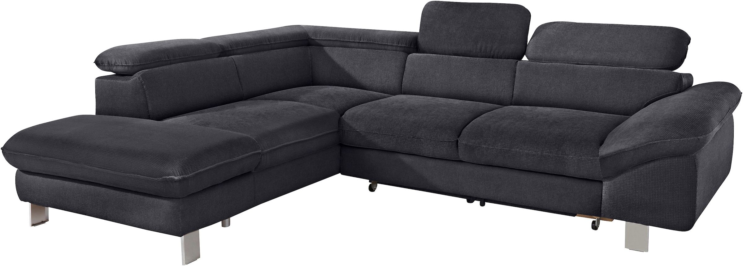 COTTA Ecksofa »Driver L-Form«, mit Kopfteilverstellung, wahlweise mit Bettfunktion & Bettkasten