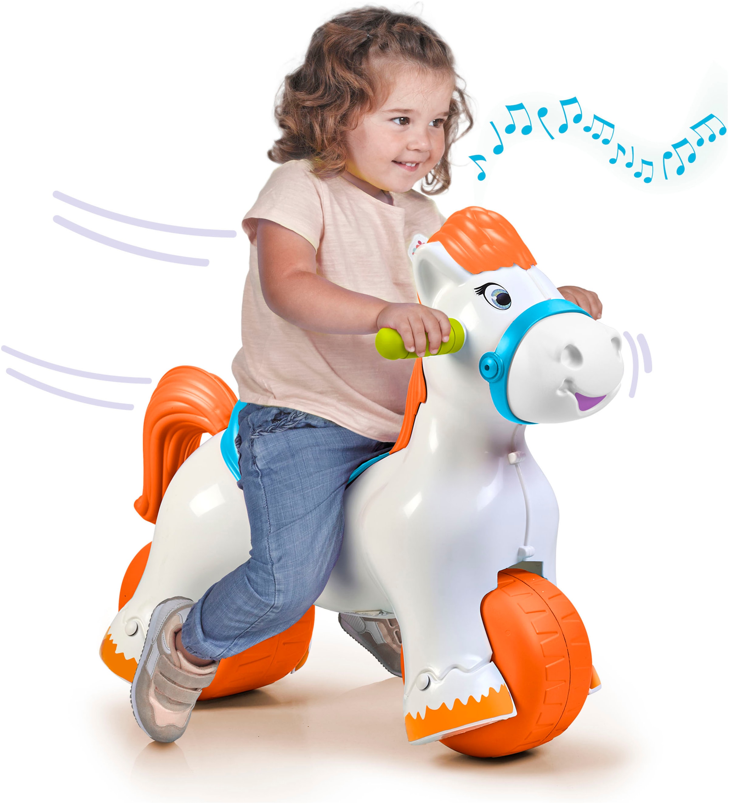 Feber® Schaukelpferd »Ponyferber 2in1« mit Licht- und Soundeffekt; Made in Europe