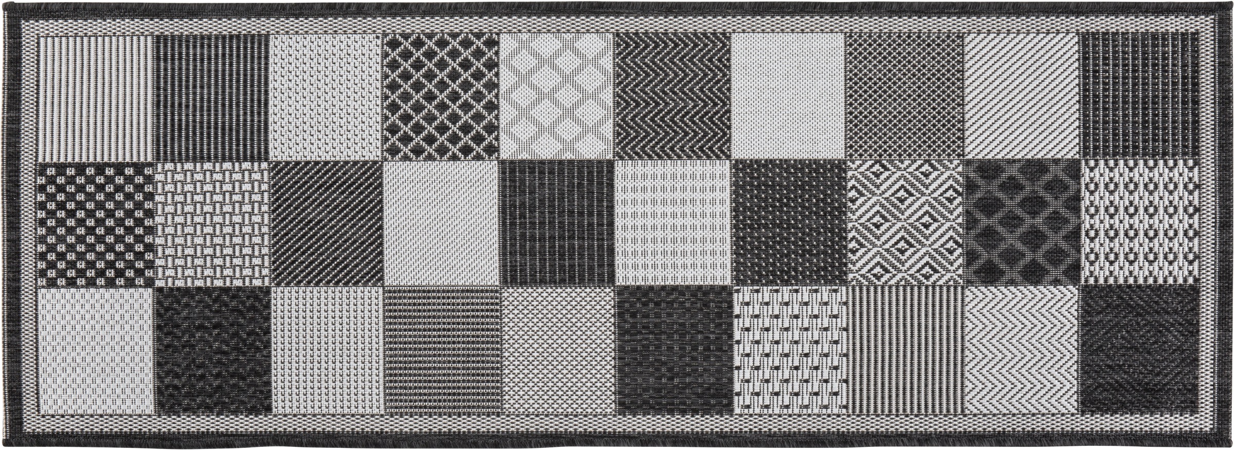 Image of Andiamo Läufer »ARIZONA 2«, rechteckig, 5 mm Höhe, Flachgewebe, Patchwork Design, In- und Outdoor geeignet, ideal in Diele & Flur bei Ackermann Versand Schweiz