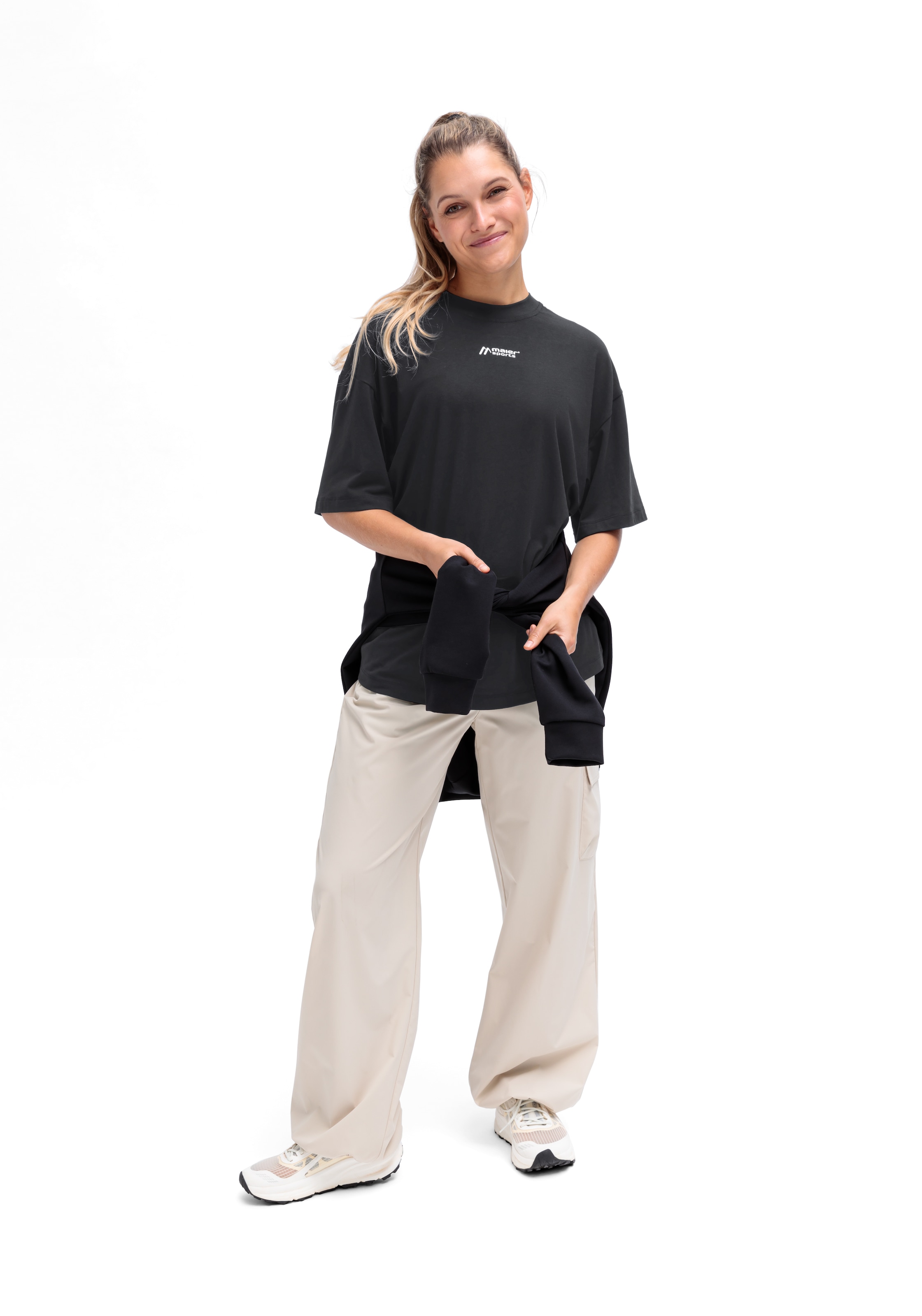 Maier Sports Kurzarmshirt »MS FAV TEE« Unisex T-Shirt lockere Passform mit bequemem Schnitt