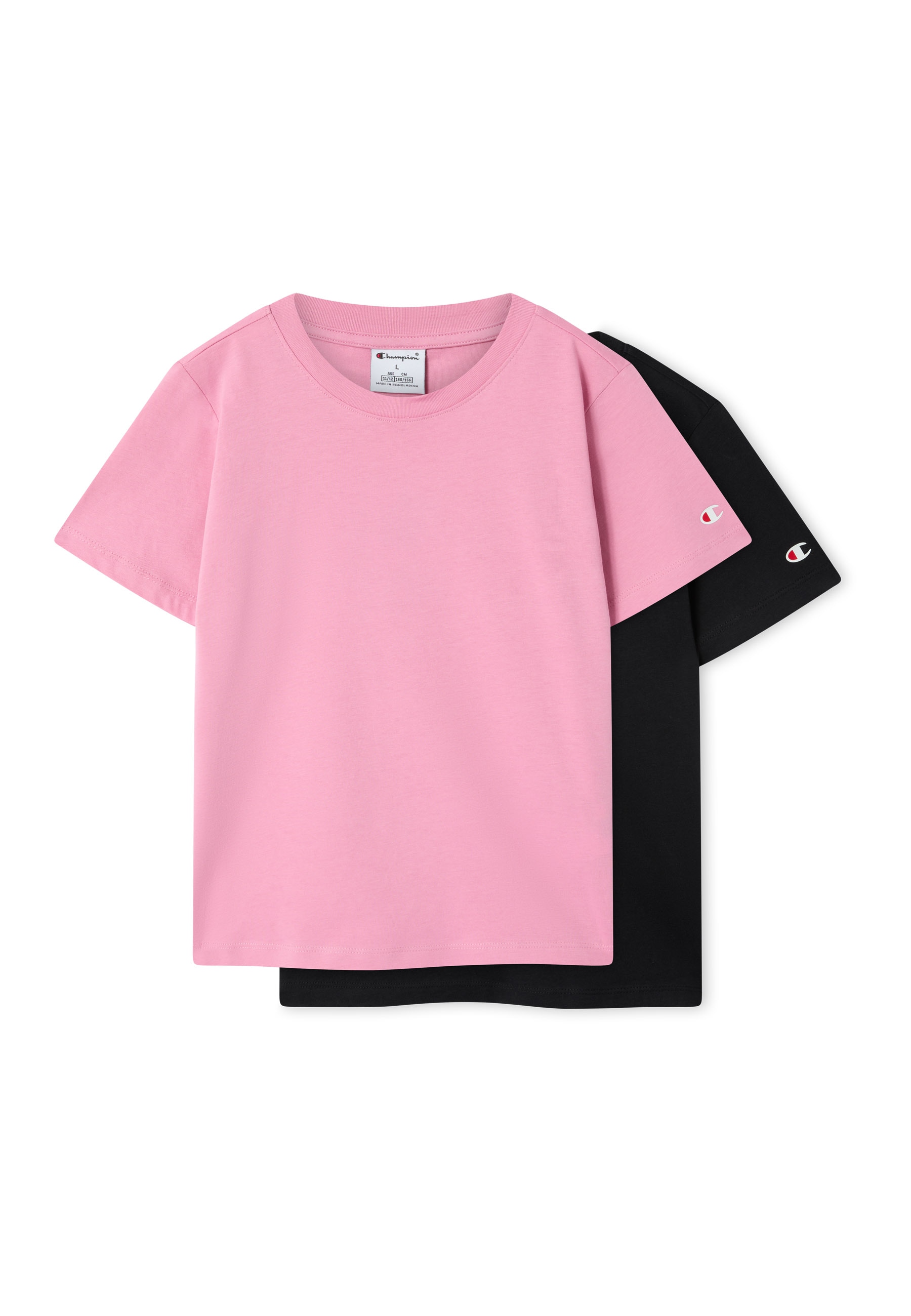 Image of Champion T-Shirt "ICONS 2 pack Crewneck T-Shirt" 2 tlg. für Kinder und Jugendliche, Kurzarm, sportlicher Stil