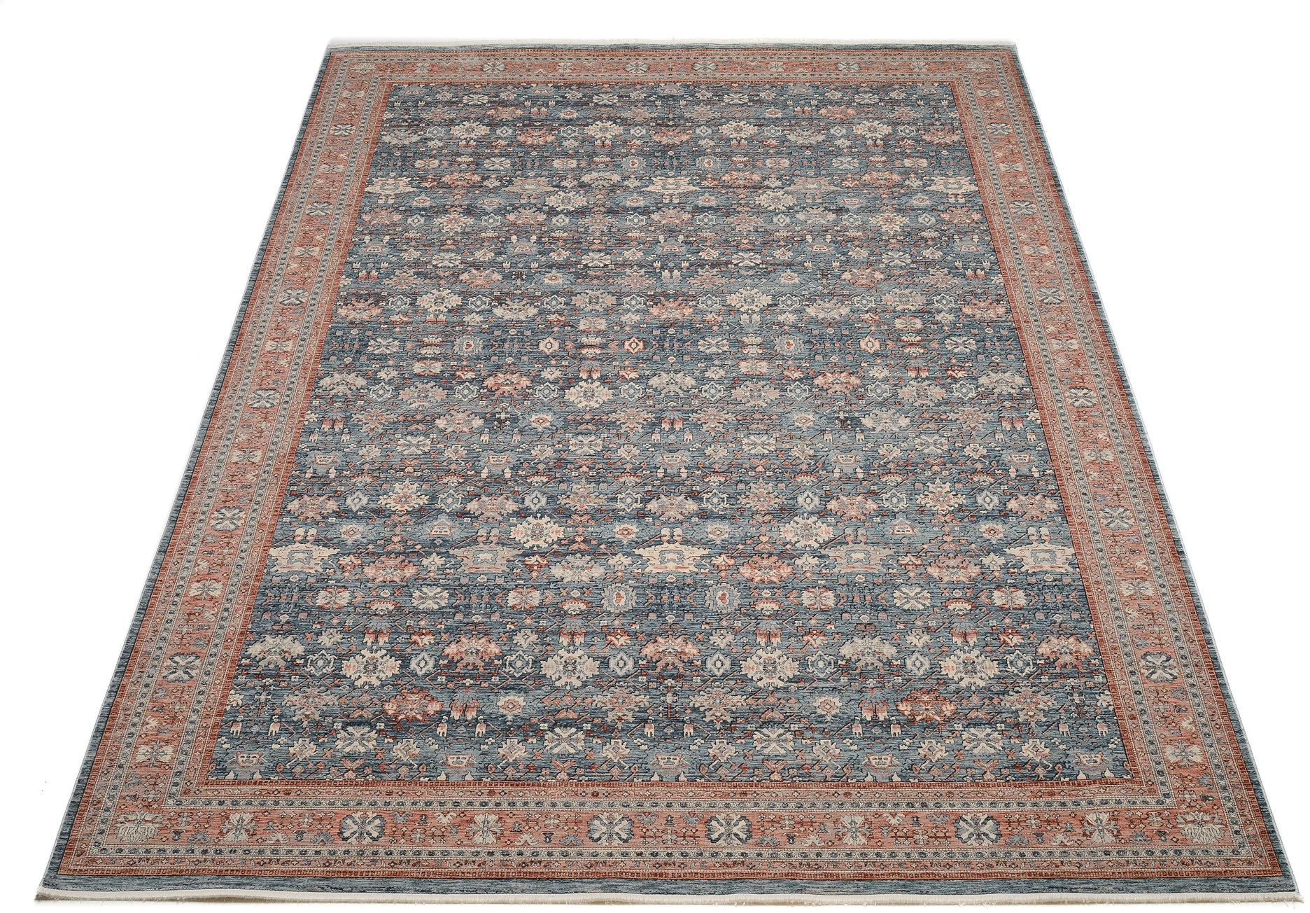 Image of OCI DIE TEPPICHMARKE Teppich "GRAND FASHION 01" rechteckig 5 mm Höhe Vintage Optik, feine Fransen, Wohnzimmer