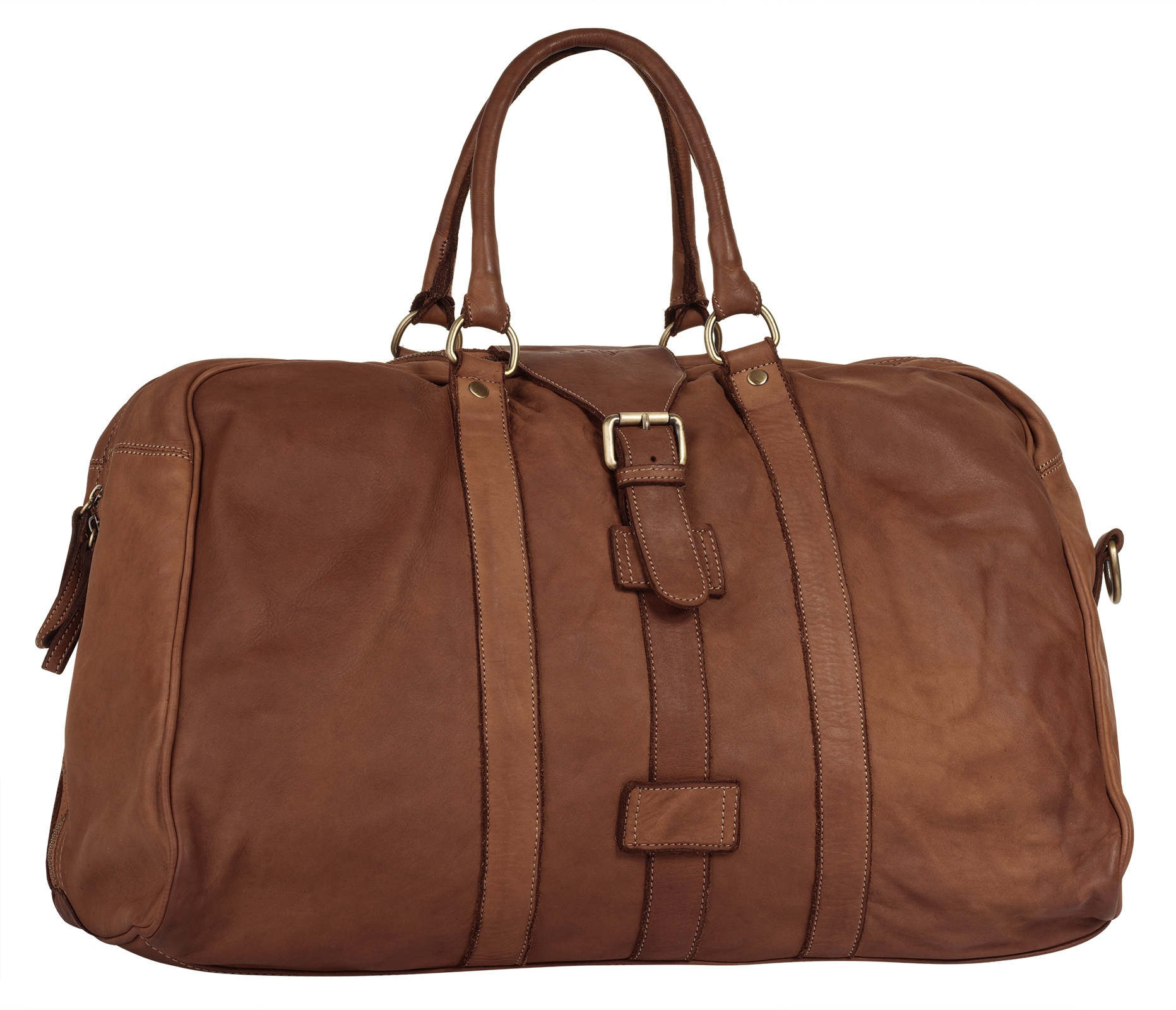 forty° Reisetasche, echt Leder, Made in Italy