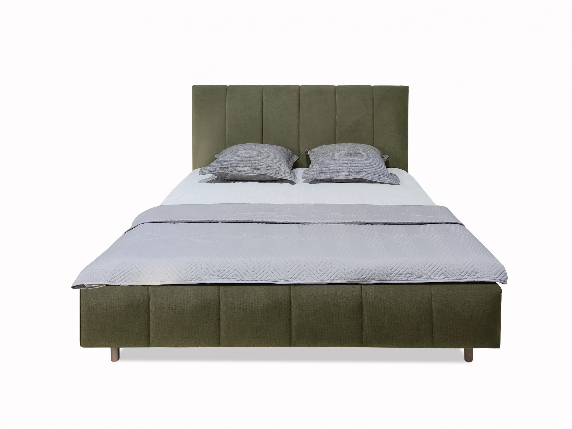 andas Polsterbett »Muhos« mit gepolstertem Kopfteil, inkl. Lattenrost