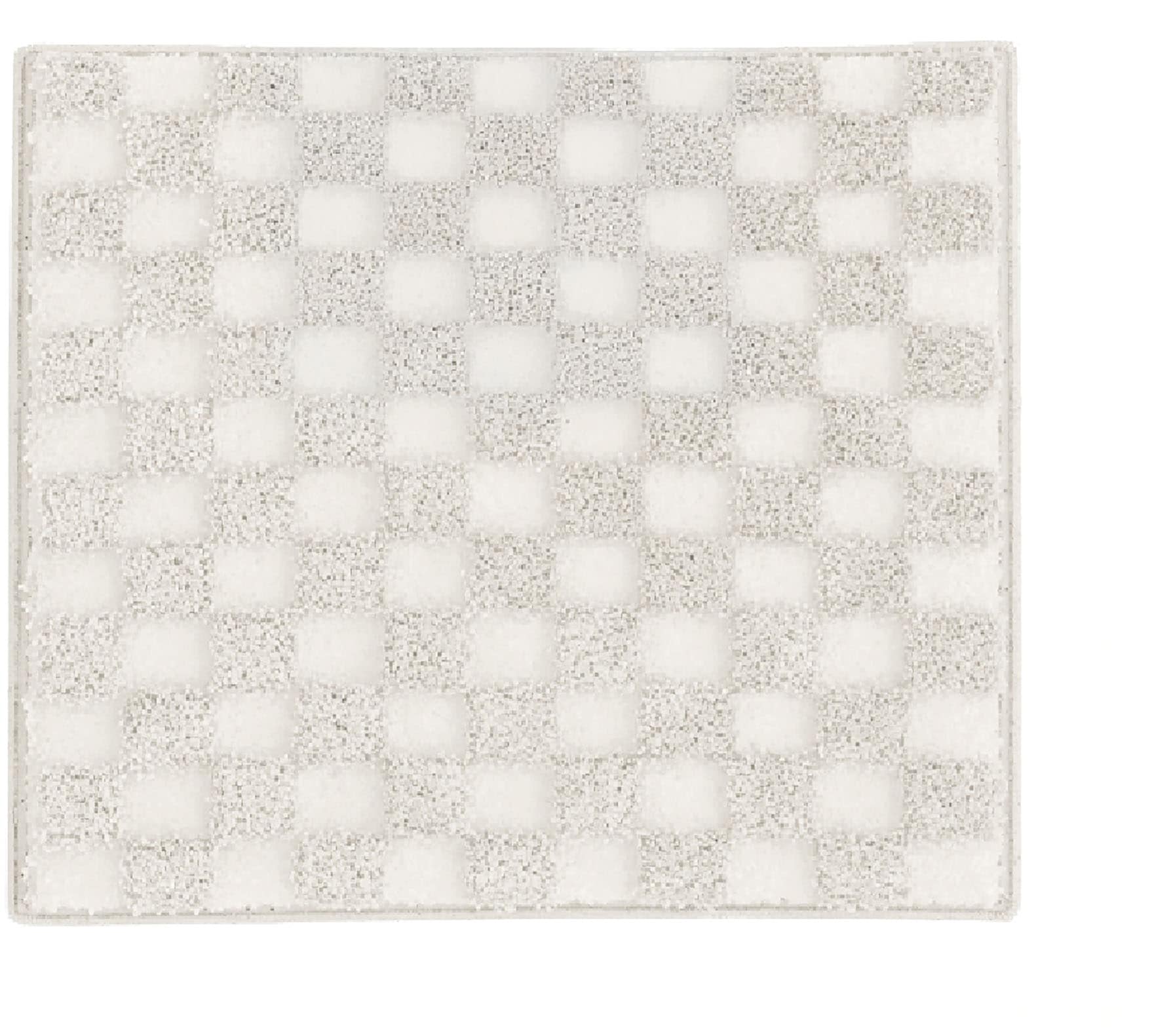 GOODproduct Tapis de bain »Naala, Badvorleger, Badezimmer Teppich, sehr weich« Höhe 20 mm Karo-Muster, auch als 2-teiliges Set erhältlich, Made in Europe