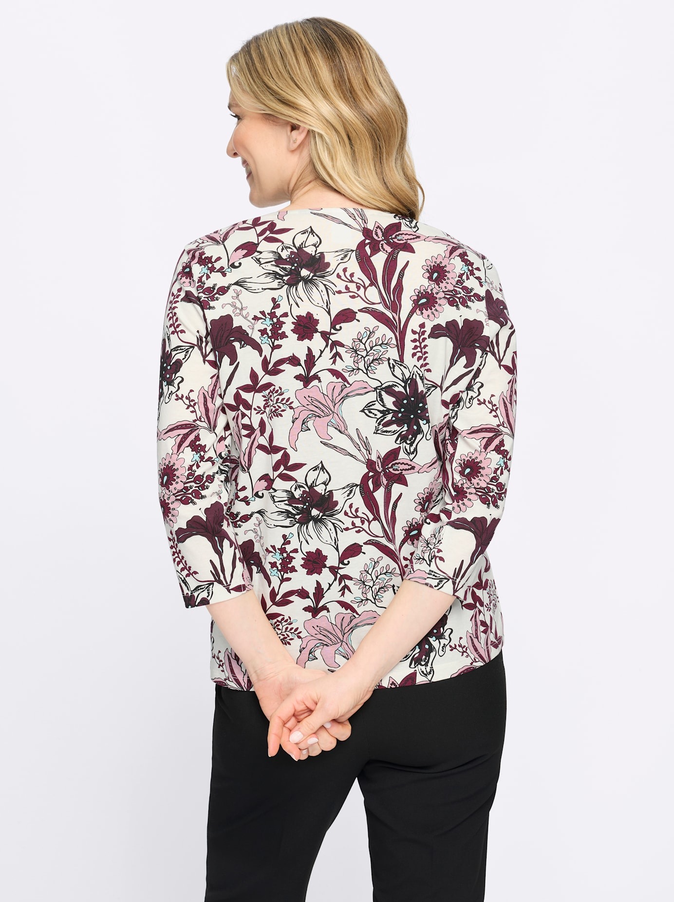 Classic Basics Shirt à col rond »Rundhals-Shirt« 1