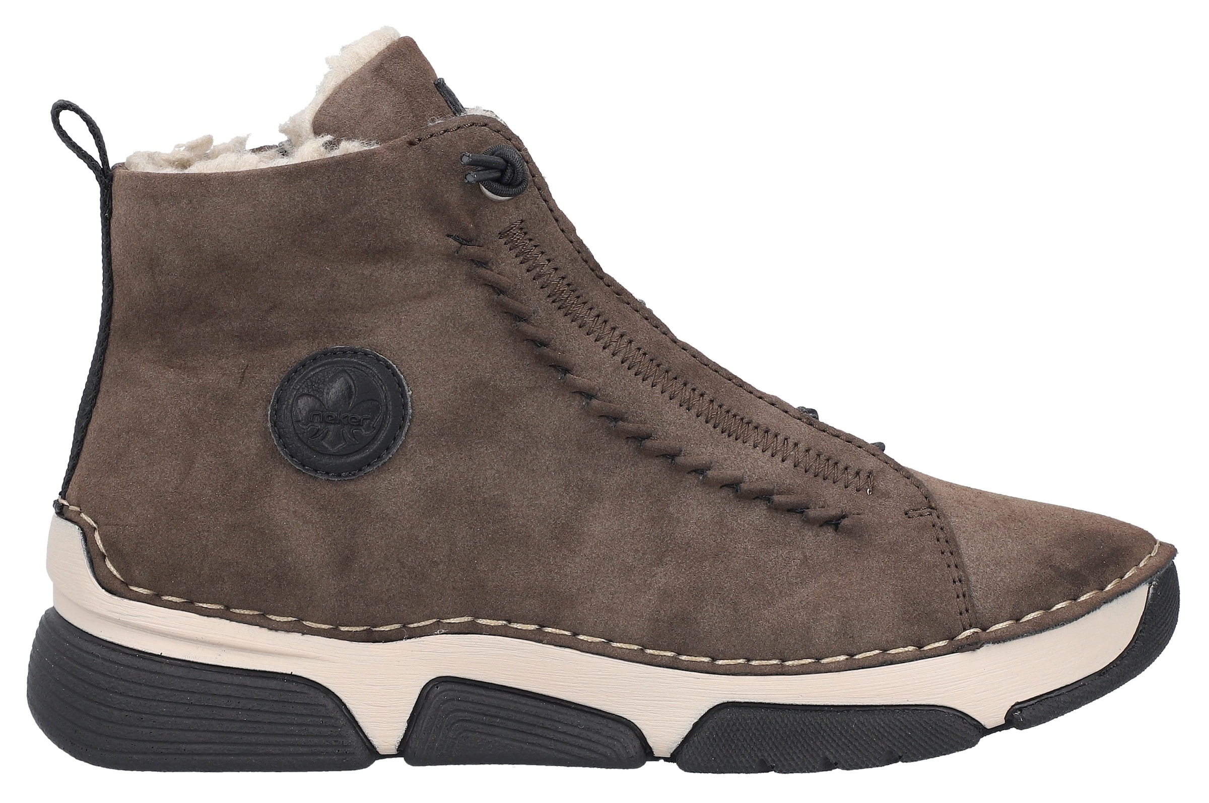 Rieker Bottes d'hiver  bottine d’hiver, bottes outdoor, doublure chaude, fermeture éclair intérieure