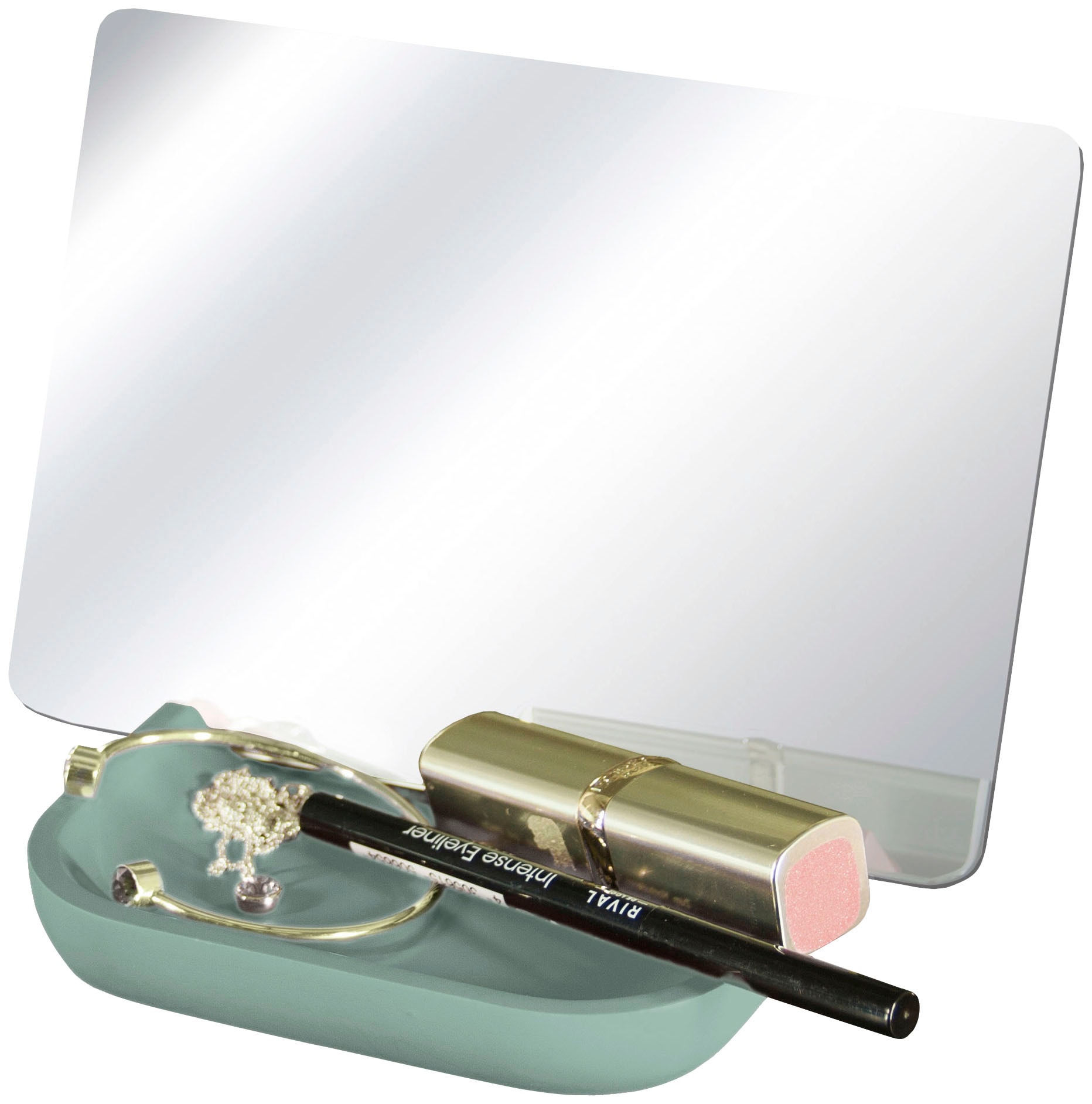 Kleine Wolke Kosmetikspiegel »Tray Mirror« mit Schmuckschale