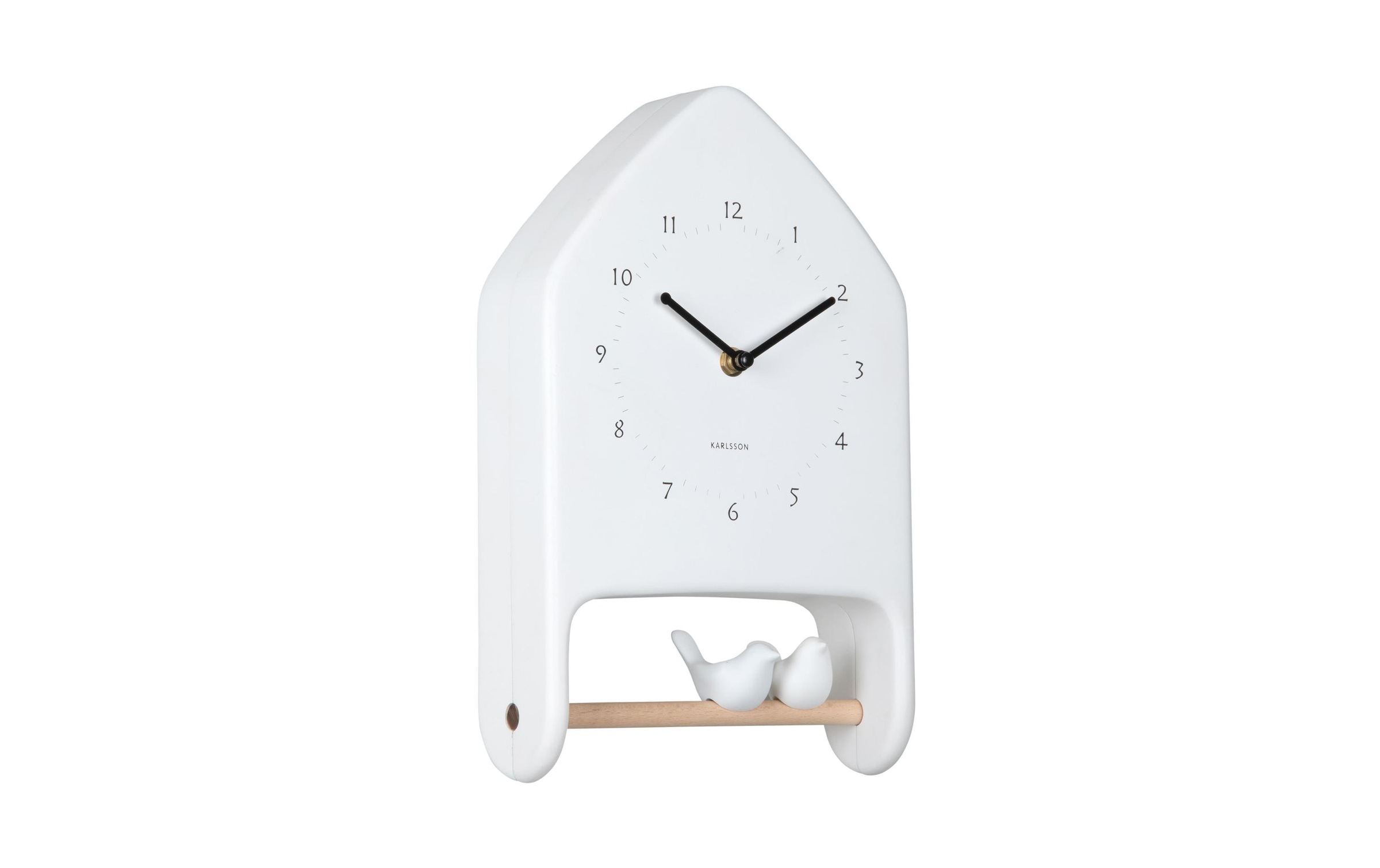 Image of Karlsson Wanduhr "Love Birds 20 x 32 cm"