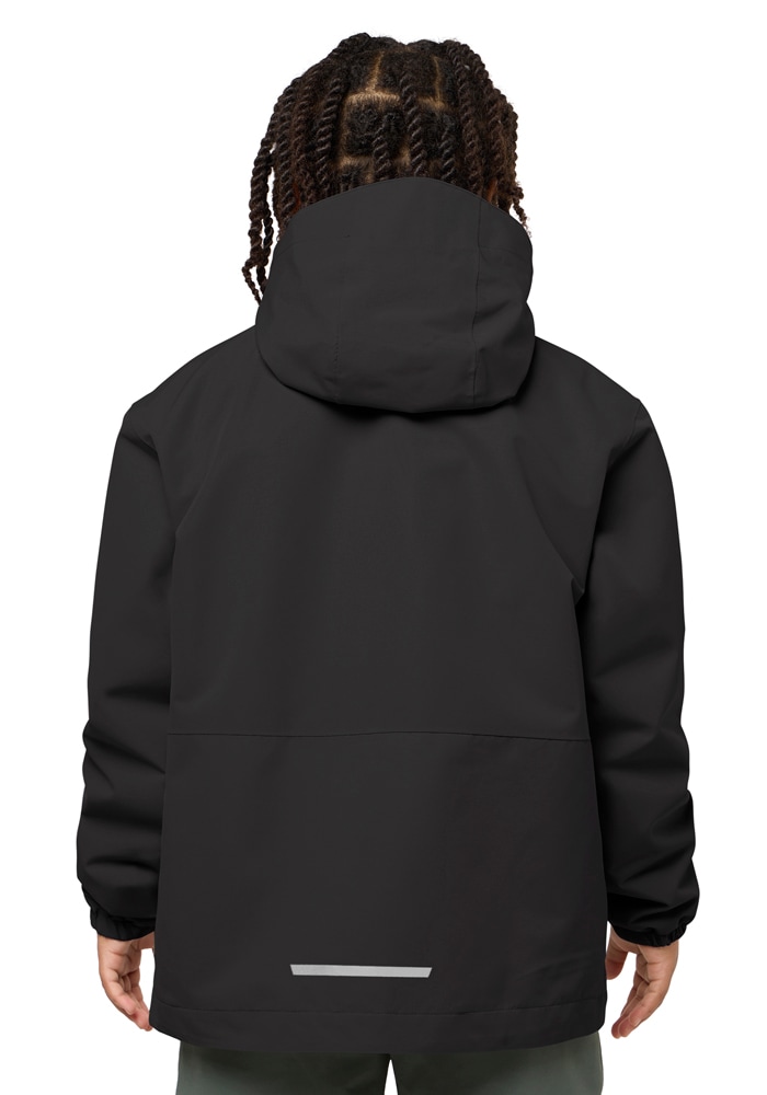 Jack Wolfskin 3-in-1-Funktionsjacke »ICELAND 3IN1 JACKET K« mit Kapuze für Kinder, mit fester Kapuze, atmungsaktiv, winddicht, wasserdicht