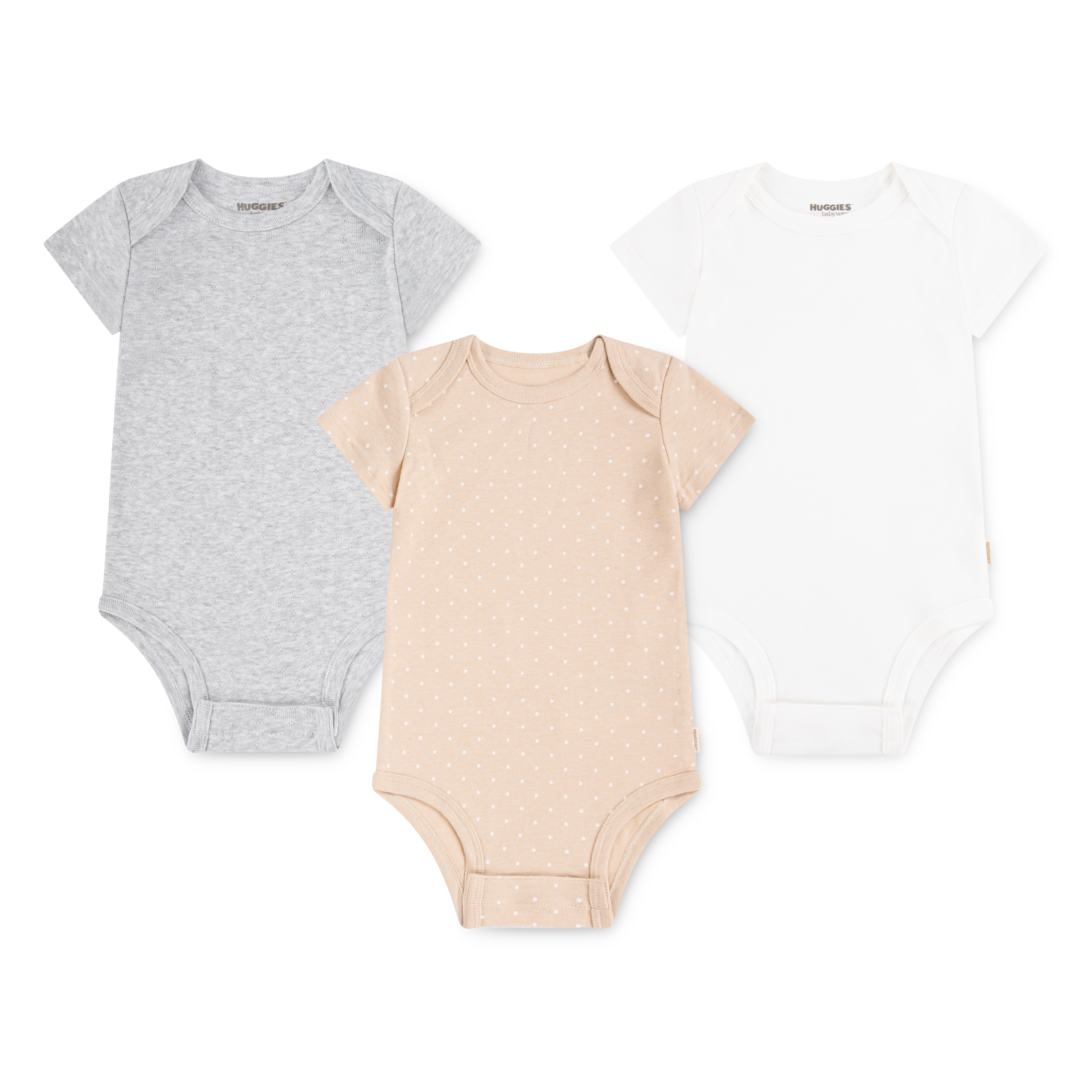 HUGGIES babywear Body »HUGB 3PK BODYSUIT« Packung, 3 cuis aus Baumwolle