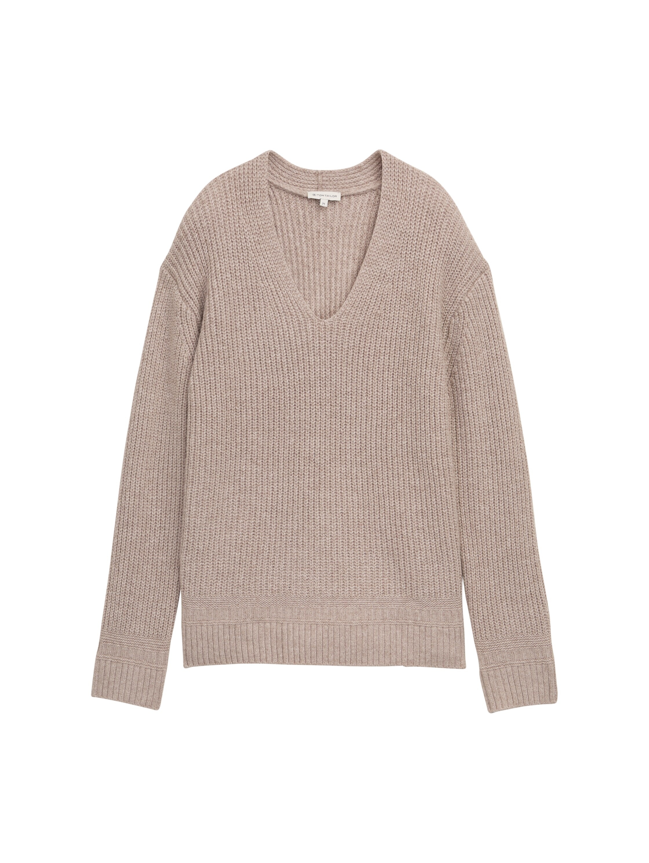 TOM TAILOR Strickpullover, mit Rippstruktur