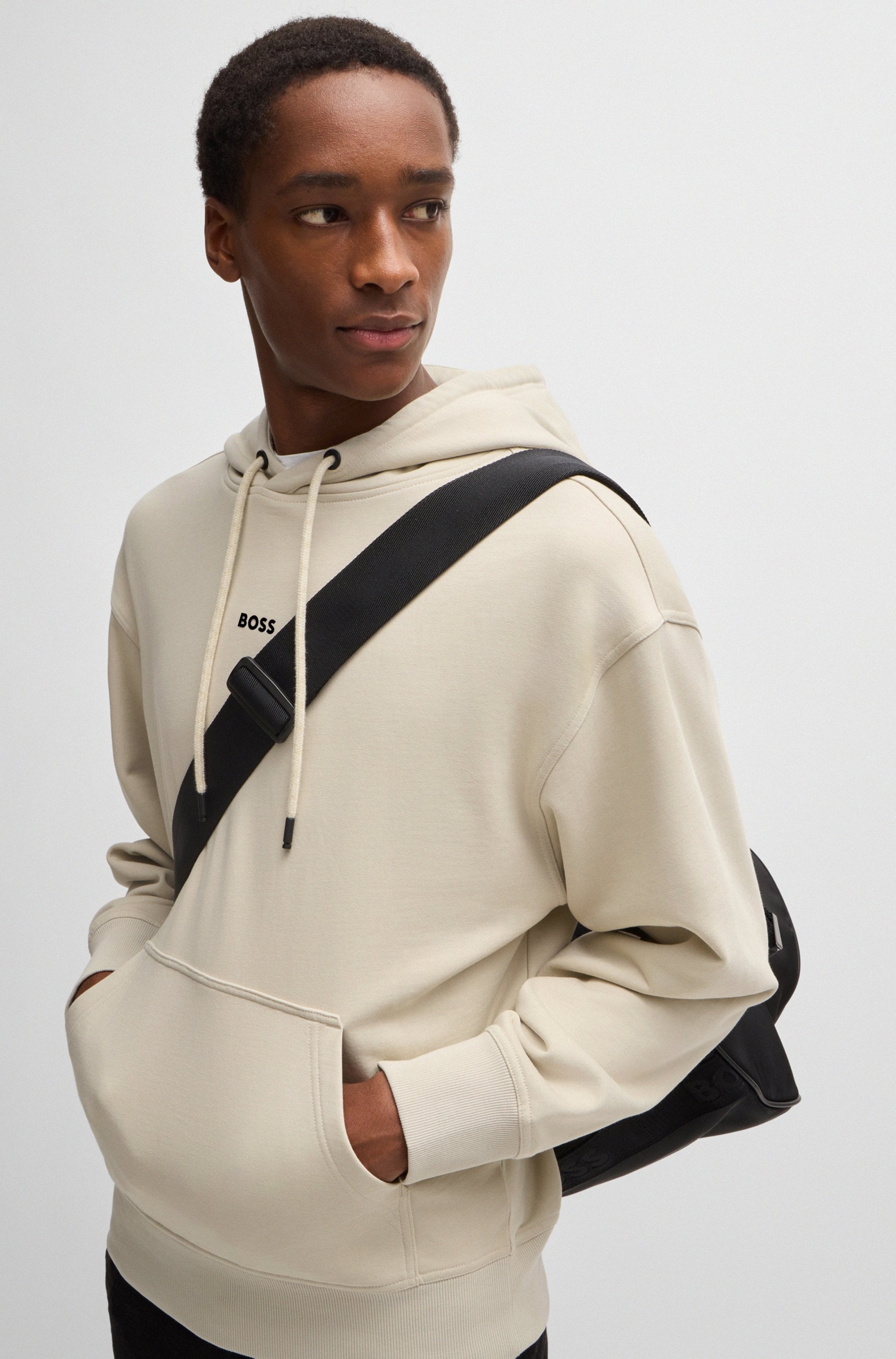 BOSS ORANGE Kapuzensweatshirt »WeSmallhood«, mit Kängurutasche